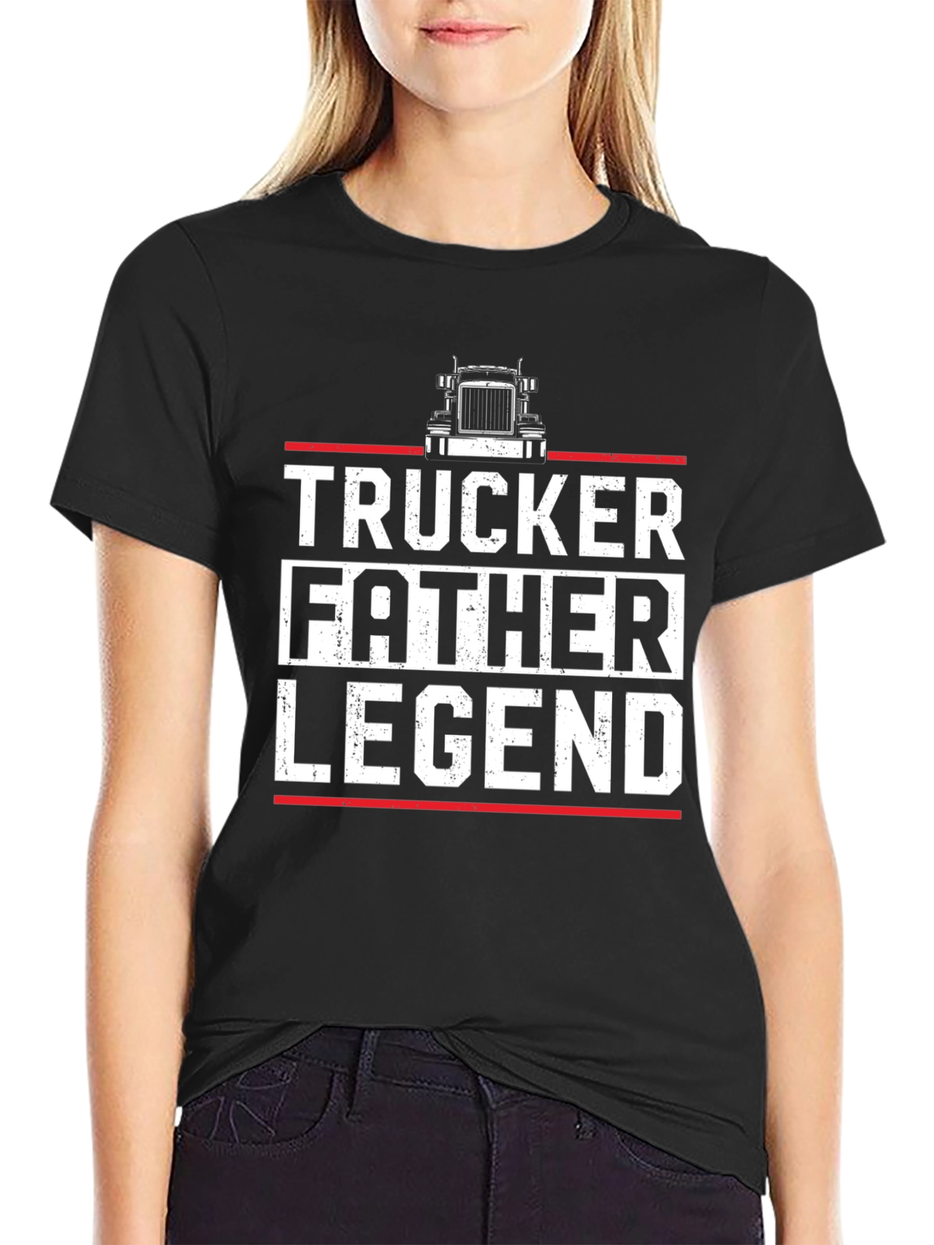 Trucker Father Legend Graphic Tee