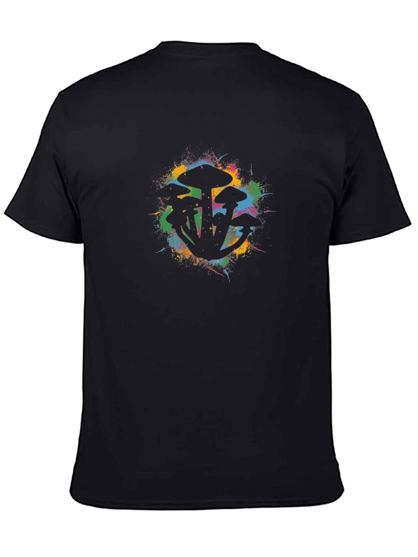 Mushroom Graphic Tee - Black
