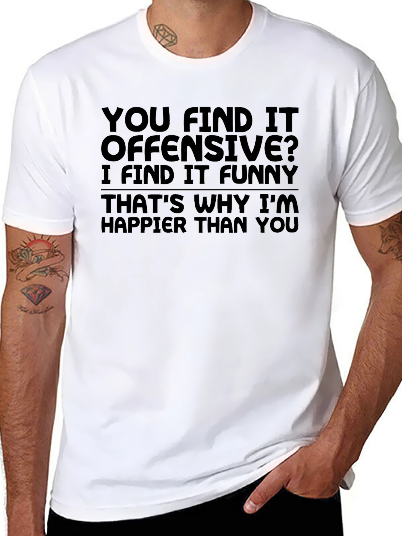 Offensive? Funny? Black Humor T-Shirt