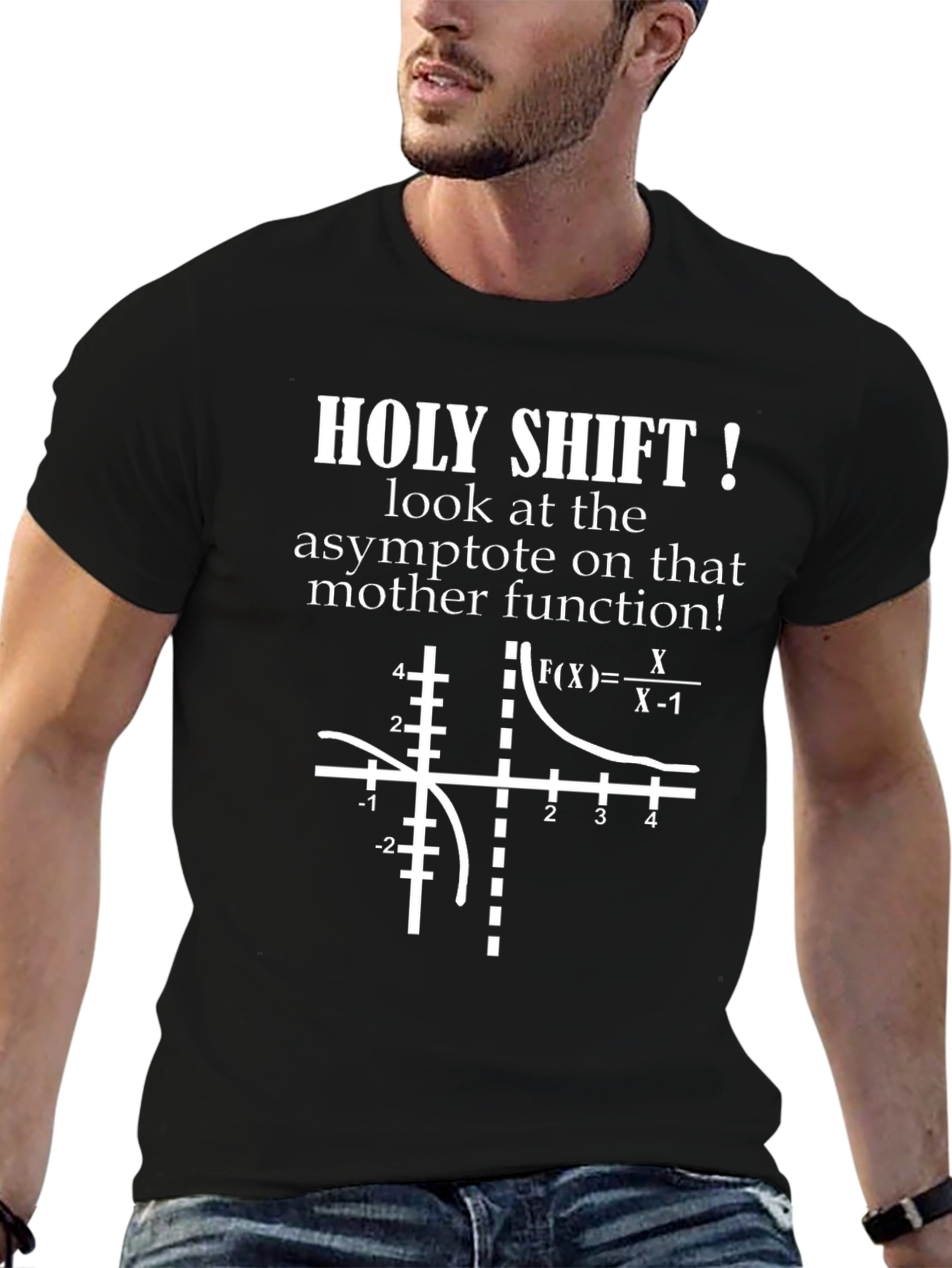 Math Humor T-Shirt - Asymptote Design
