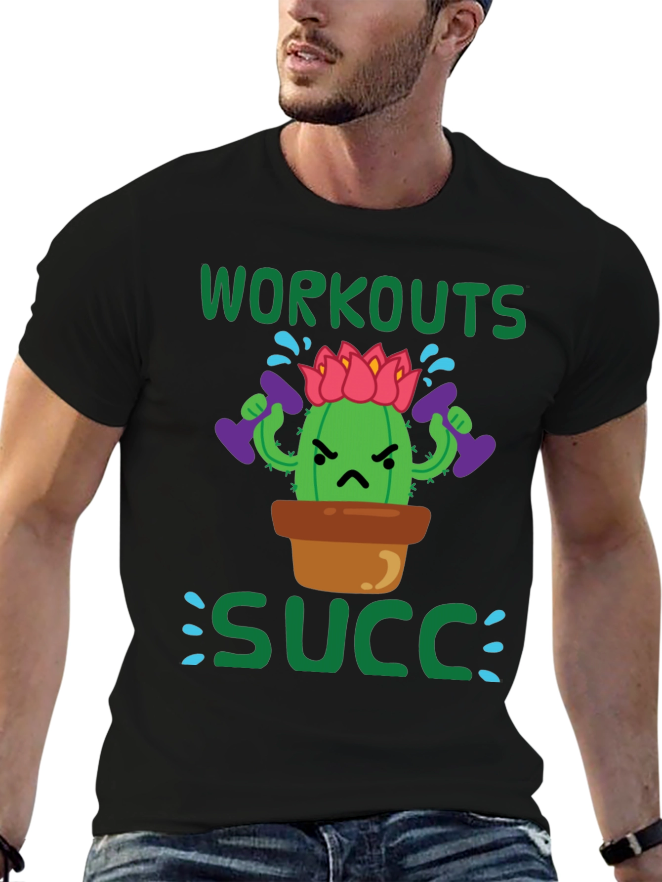 Workouts Succ T-Shirt - Gym Humor