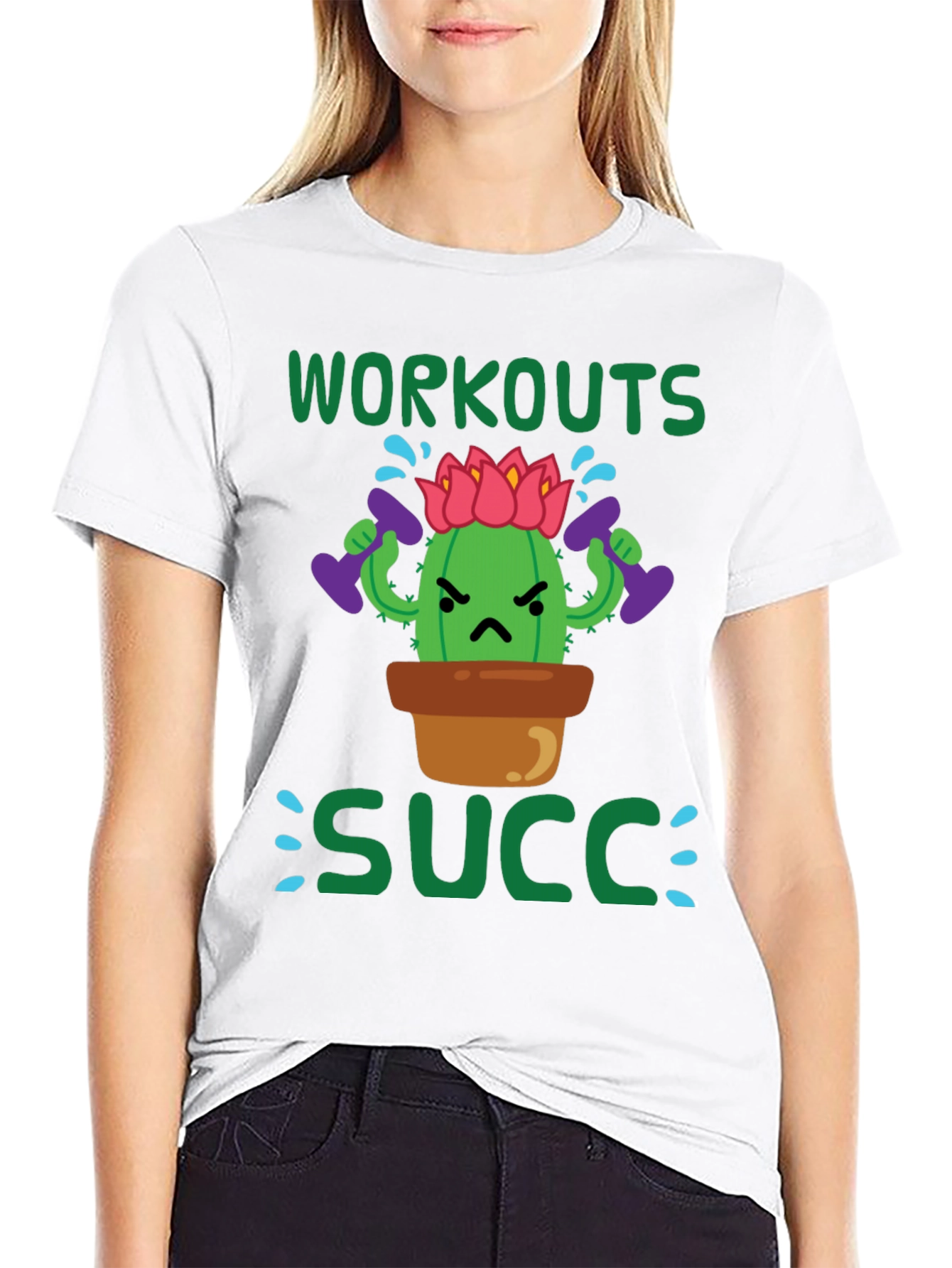 Workouts Succ T-Shirt - Gym Humor