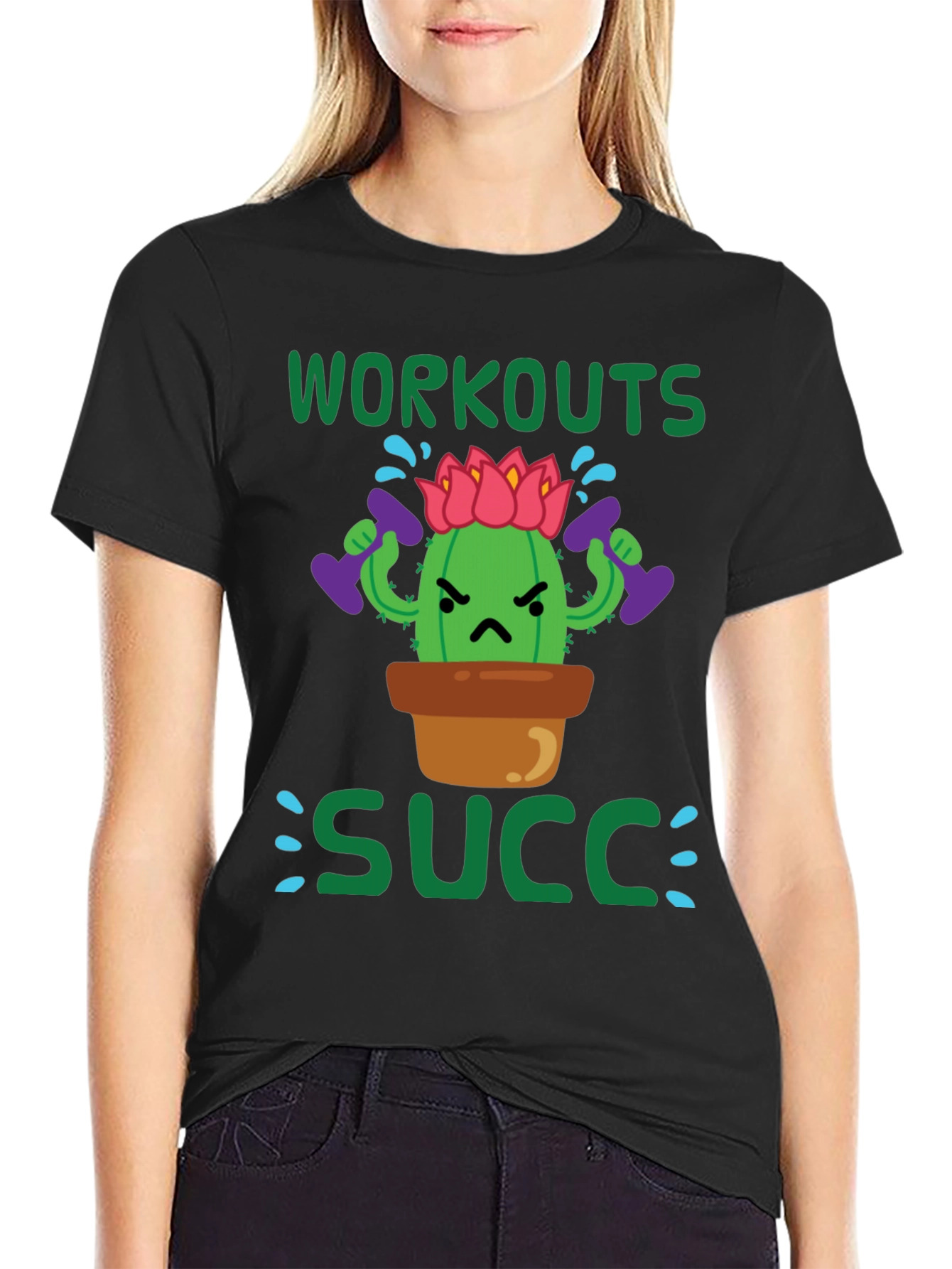 Workouts Succ T-Shirt - Gym Humor