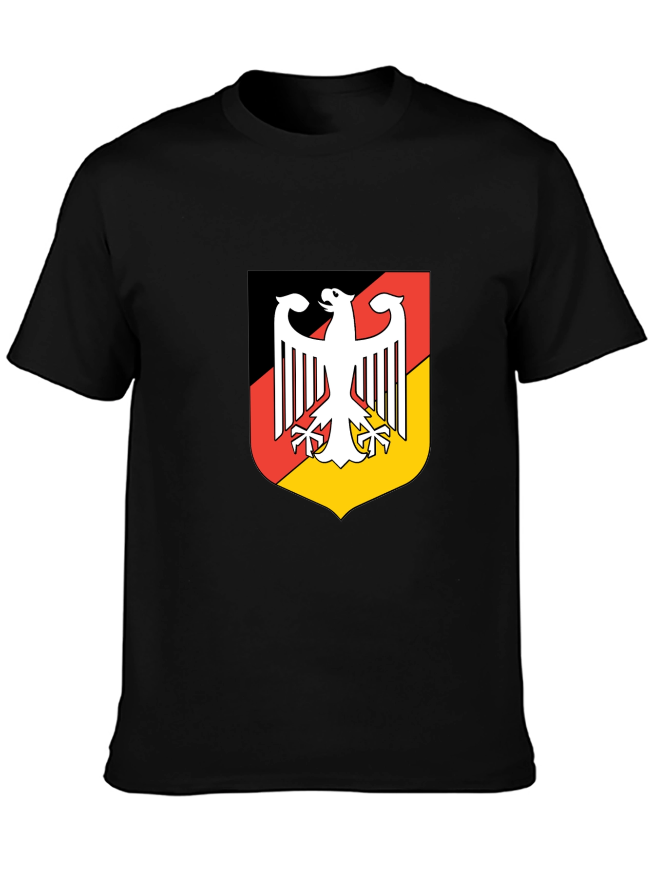 German Coat of Arms Graphic Black T-Shirt
