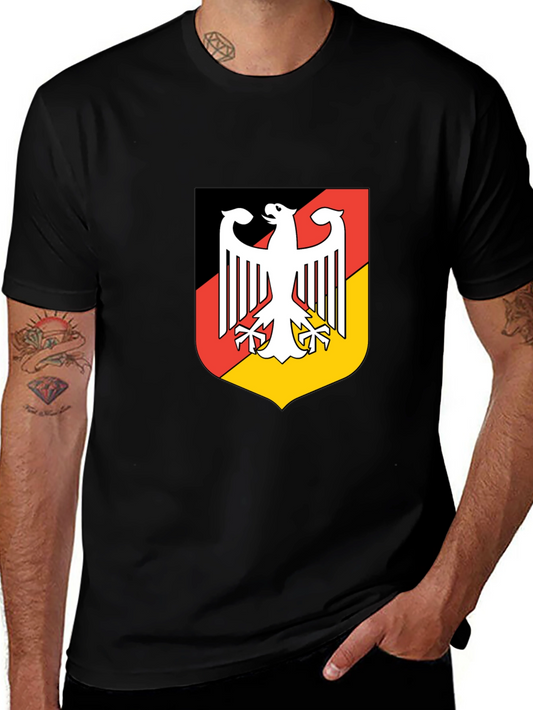 German Coat of Arms Graphic Black T-Shirt