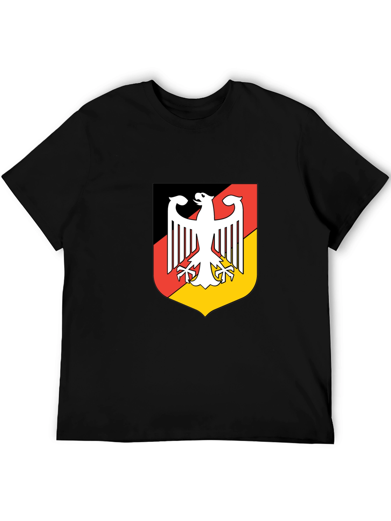 German Coat of Arms Graphic Black T-Shirt