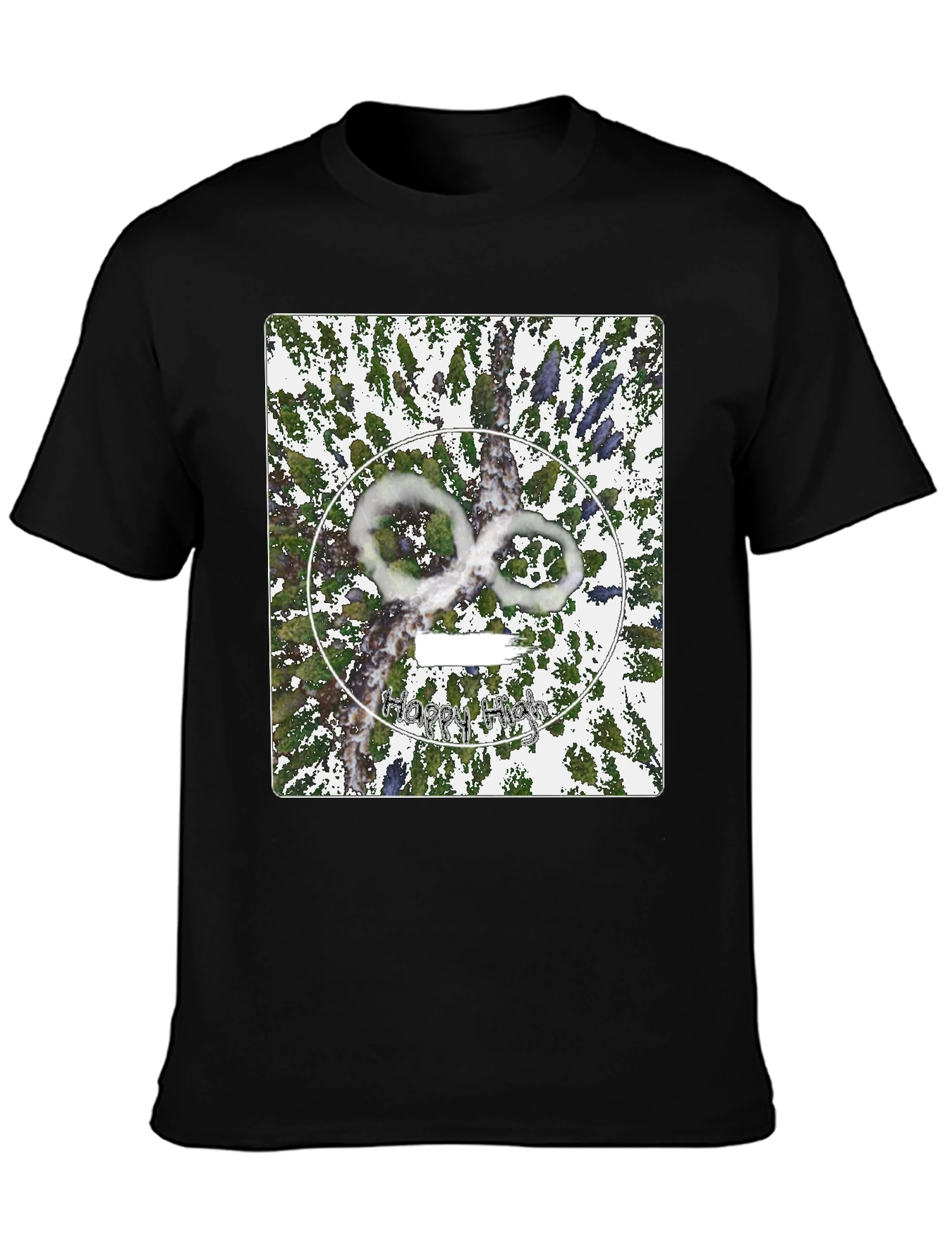 Abstract Graphic Tee - Happy High