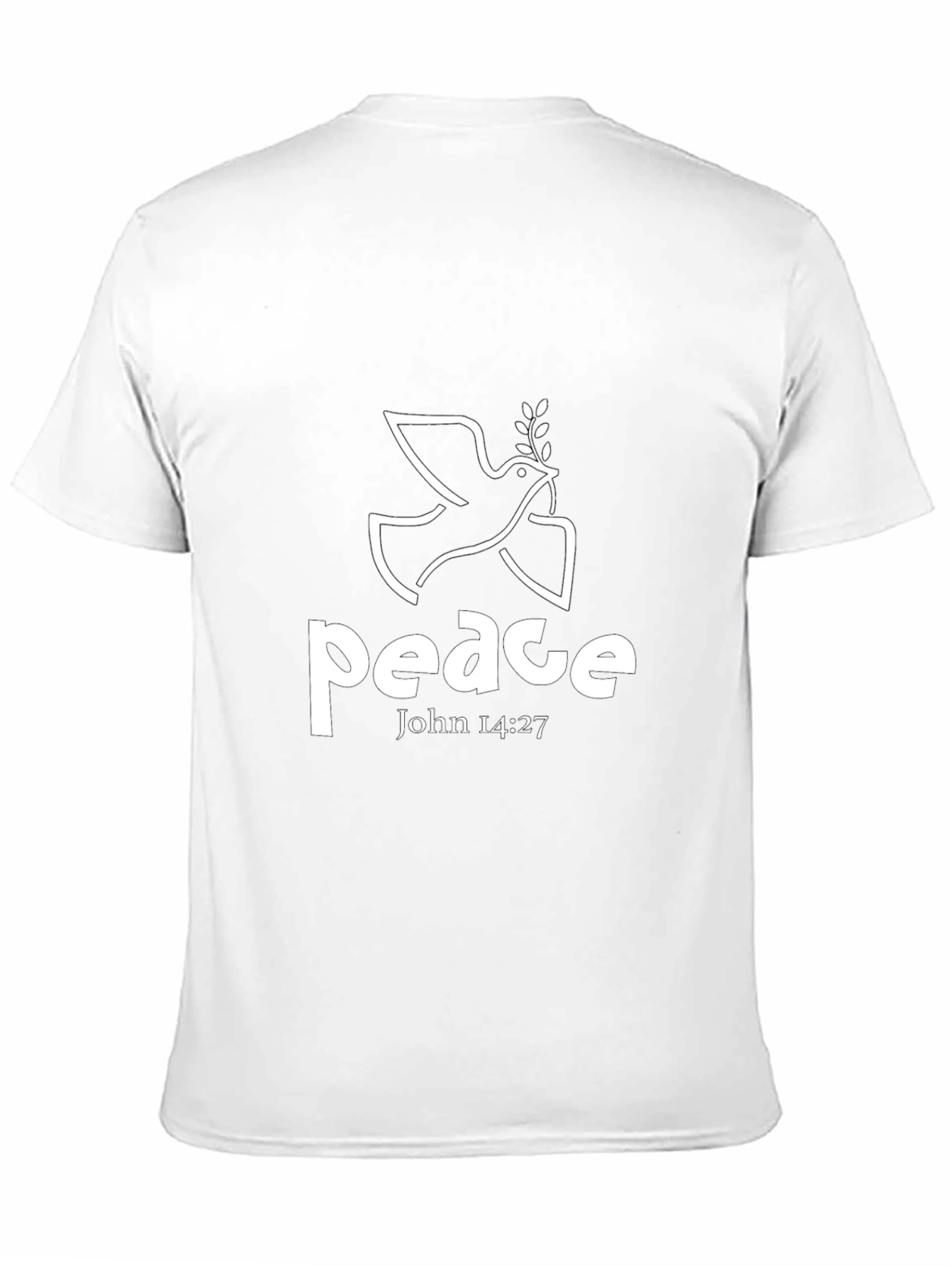 Peace Dove T-Shirt - John 14:27 Christian Tee