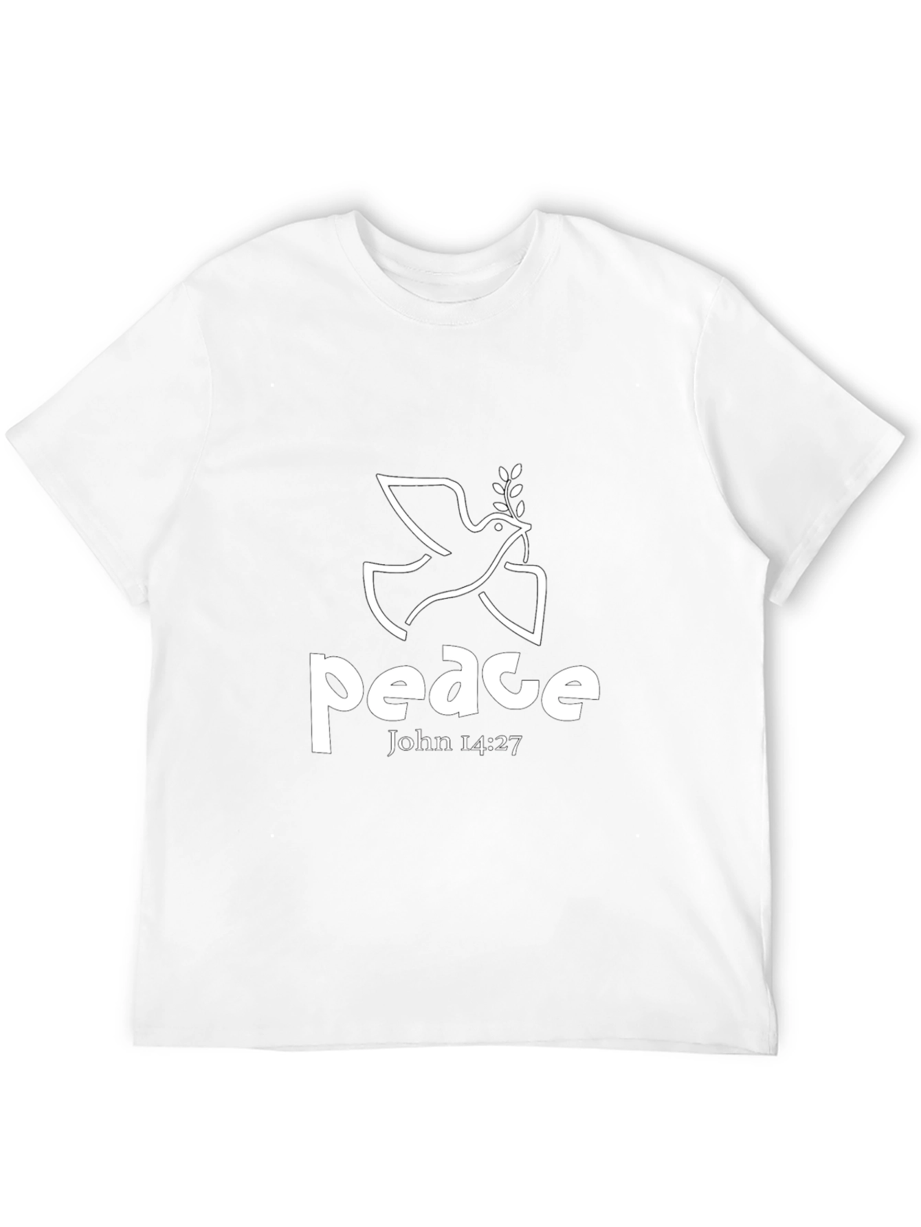 Peace Dove T-Shirt - John 14:27 Christian Tee
