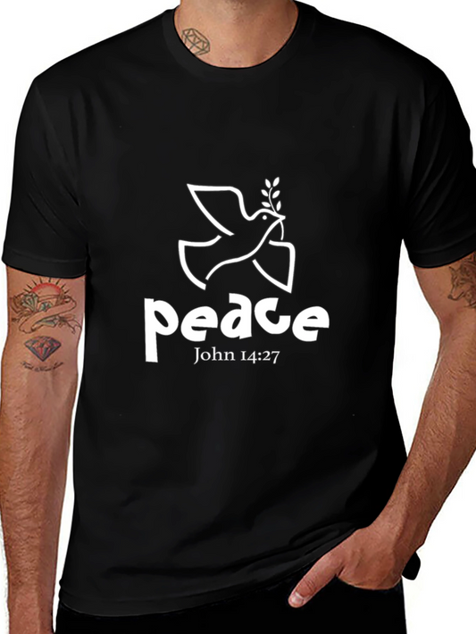 Peace Dove T-Shirt - John 14:27 Christian Tee