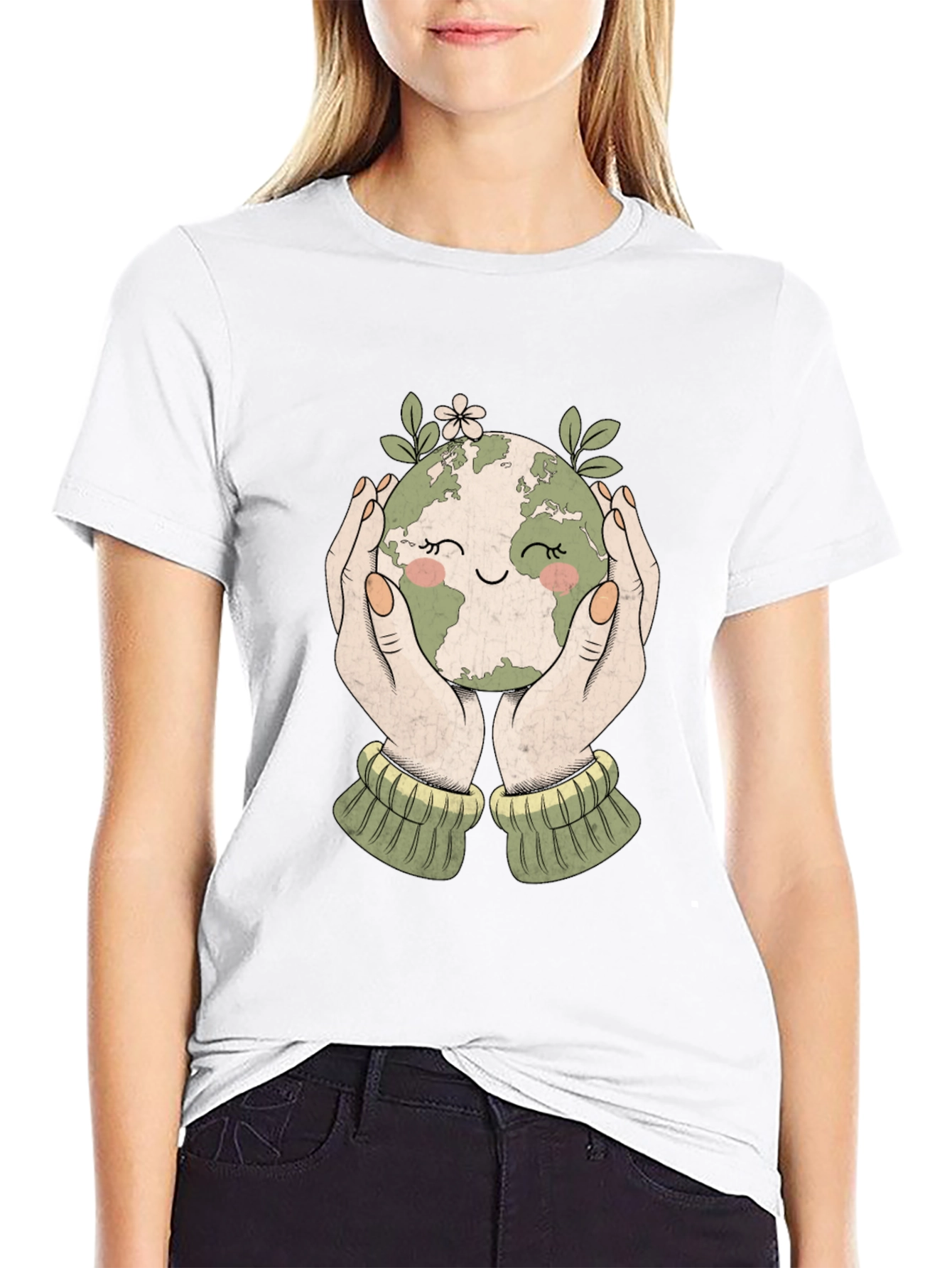 Earth Hug T-Shirt: Eco-Friendly Design