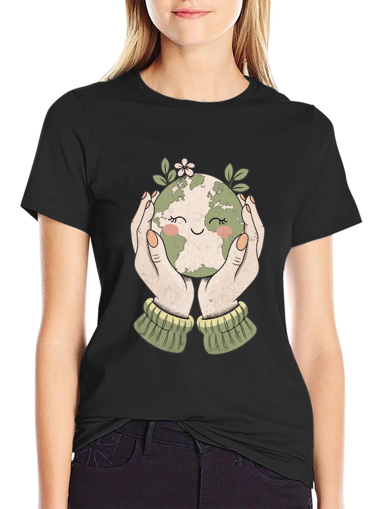 Earth Hug T-Shirt: Eco-Friendly Design