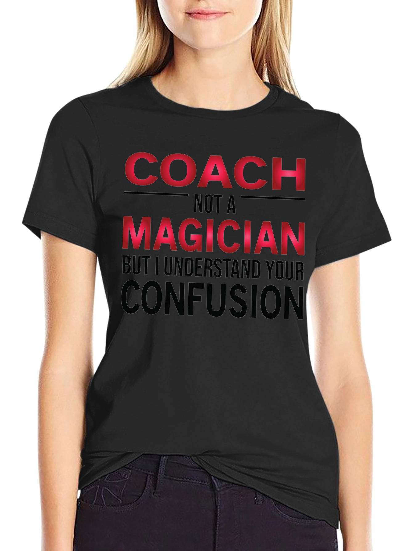 Coach Not a Magician Graphic Tee