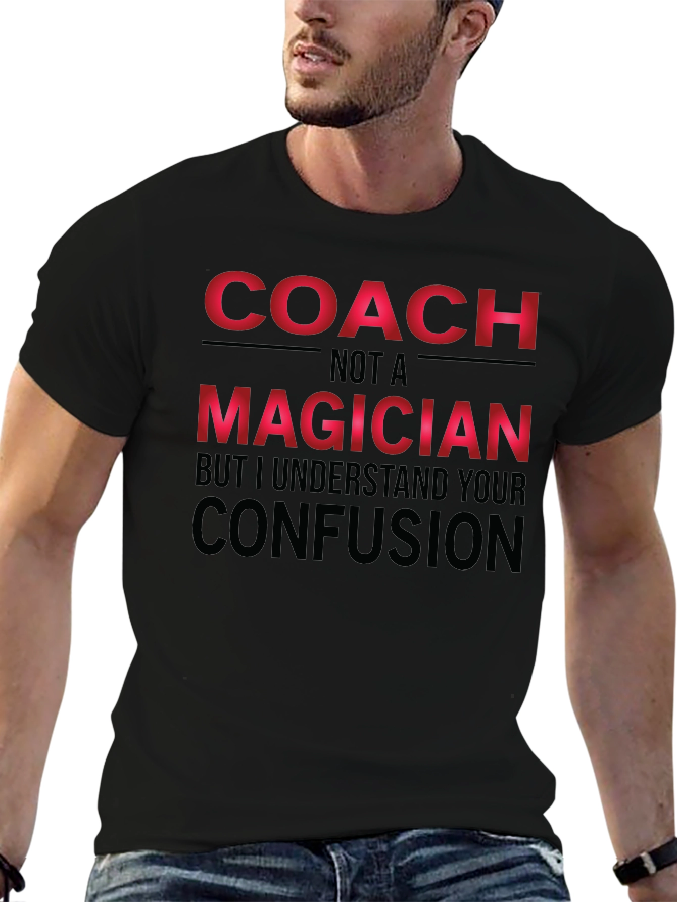 Coach Not a Magician Graphic Tee