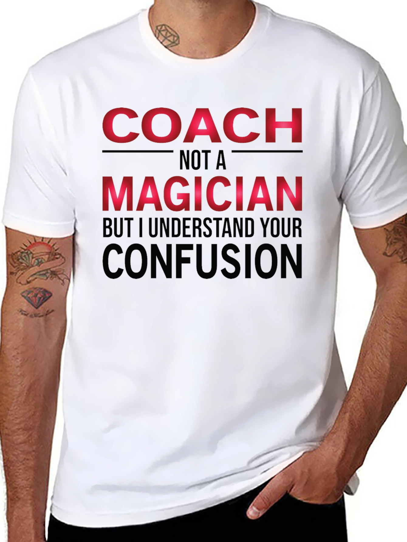 Coach Not a Magician Graphic Tee