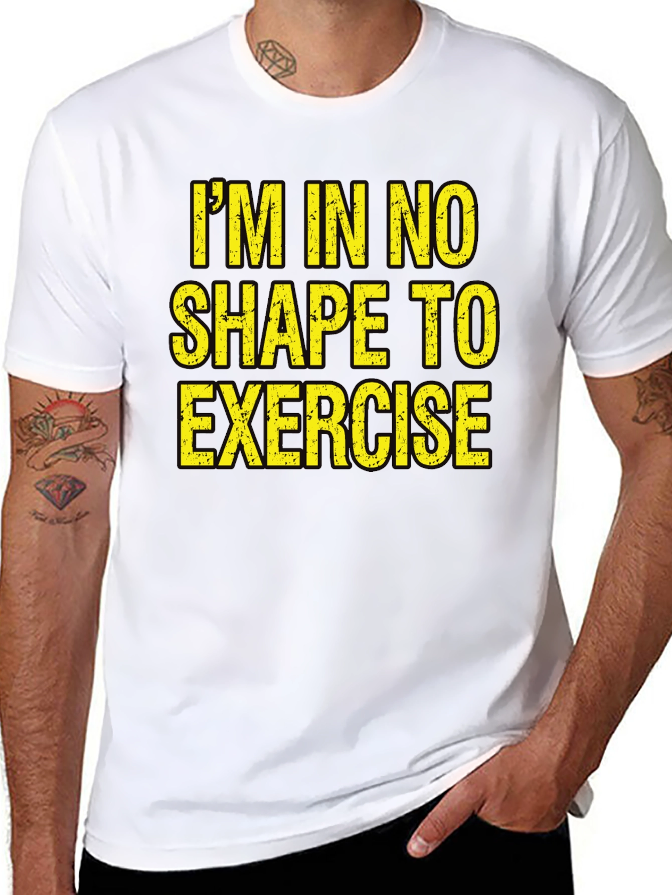 Im In No Shape To Exercise T-Shirt