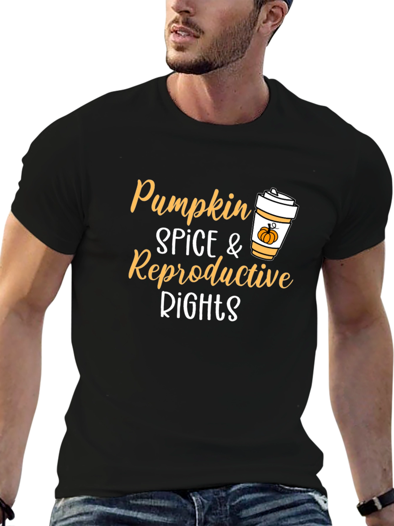 Pumpkin Spice Reproductive Rights T-Shirt