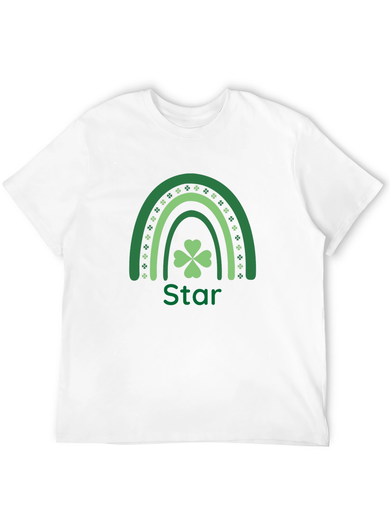 Lucky Shamrock Star St. Patricks Day T-Shirt