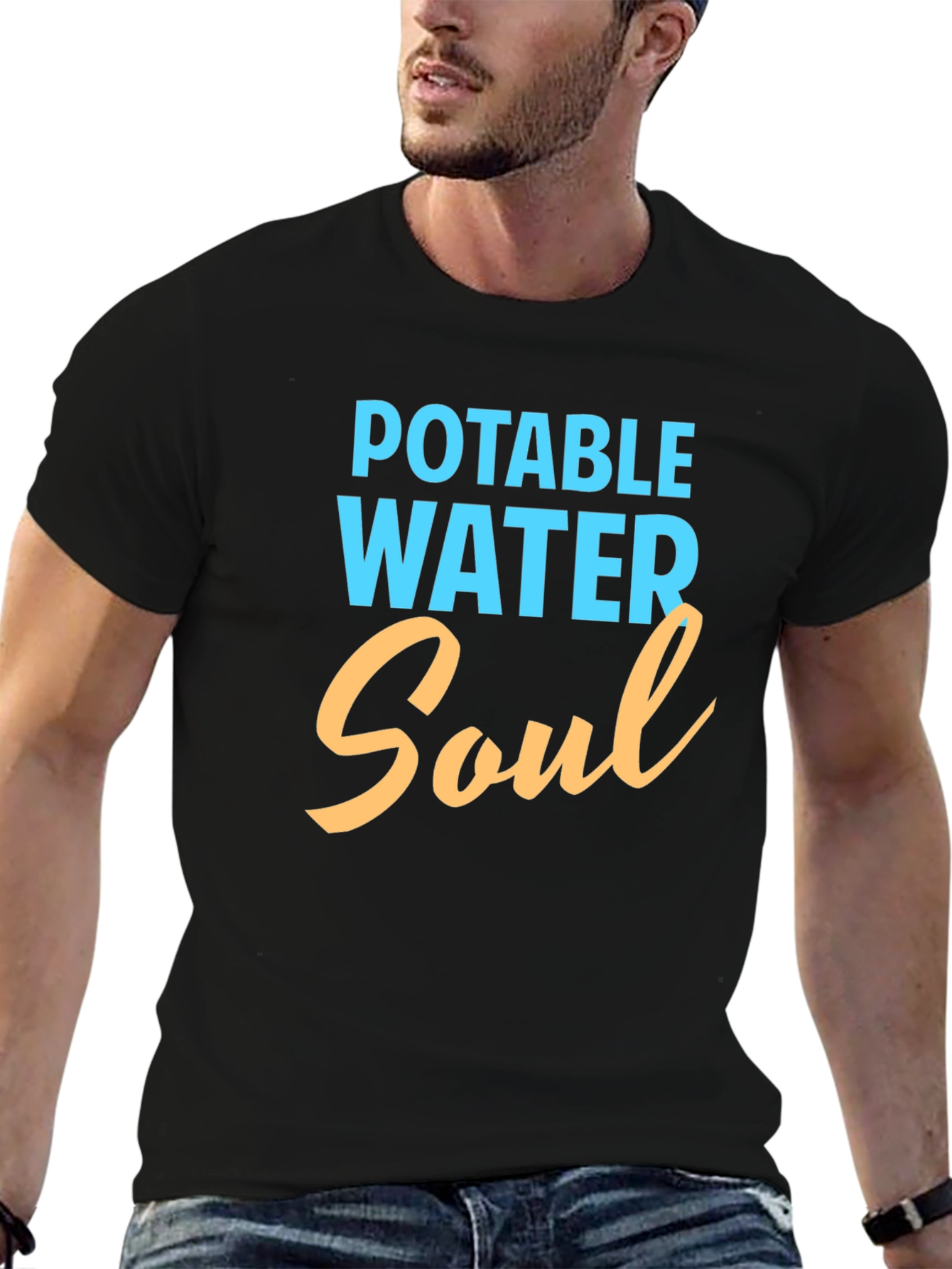 Potable Water Soul Black T-Shirt