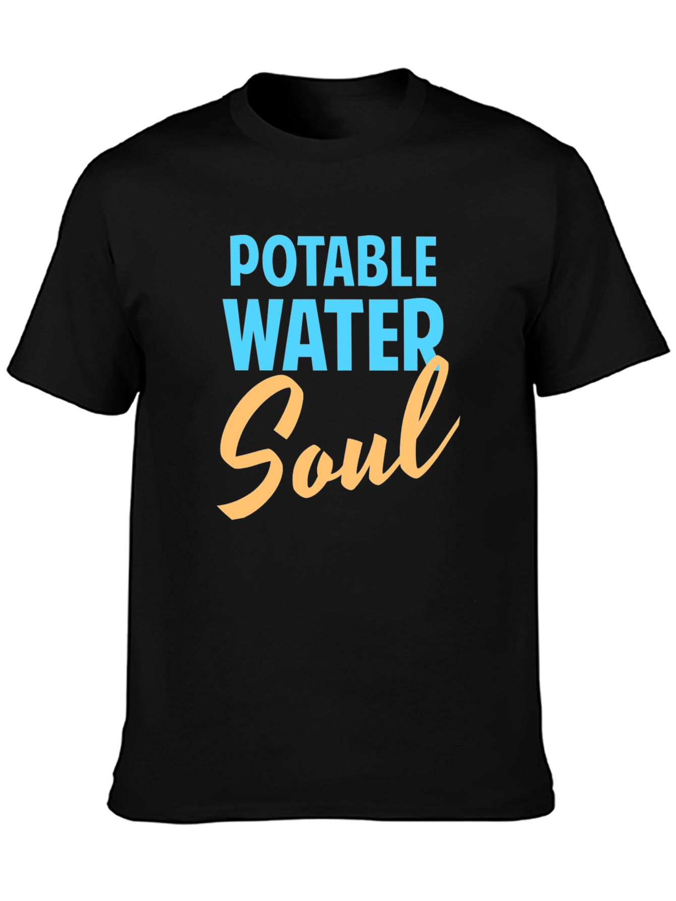 Potable Water Soul Black T-Shirt