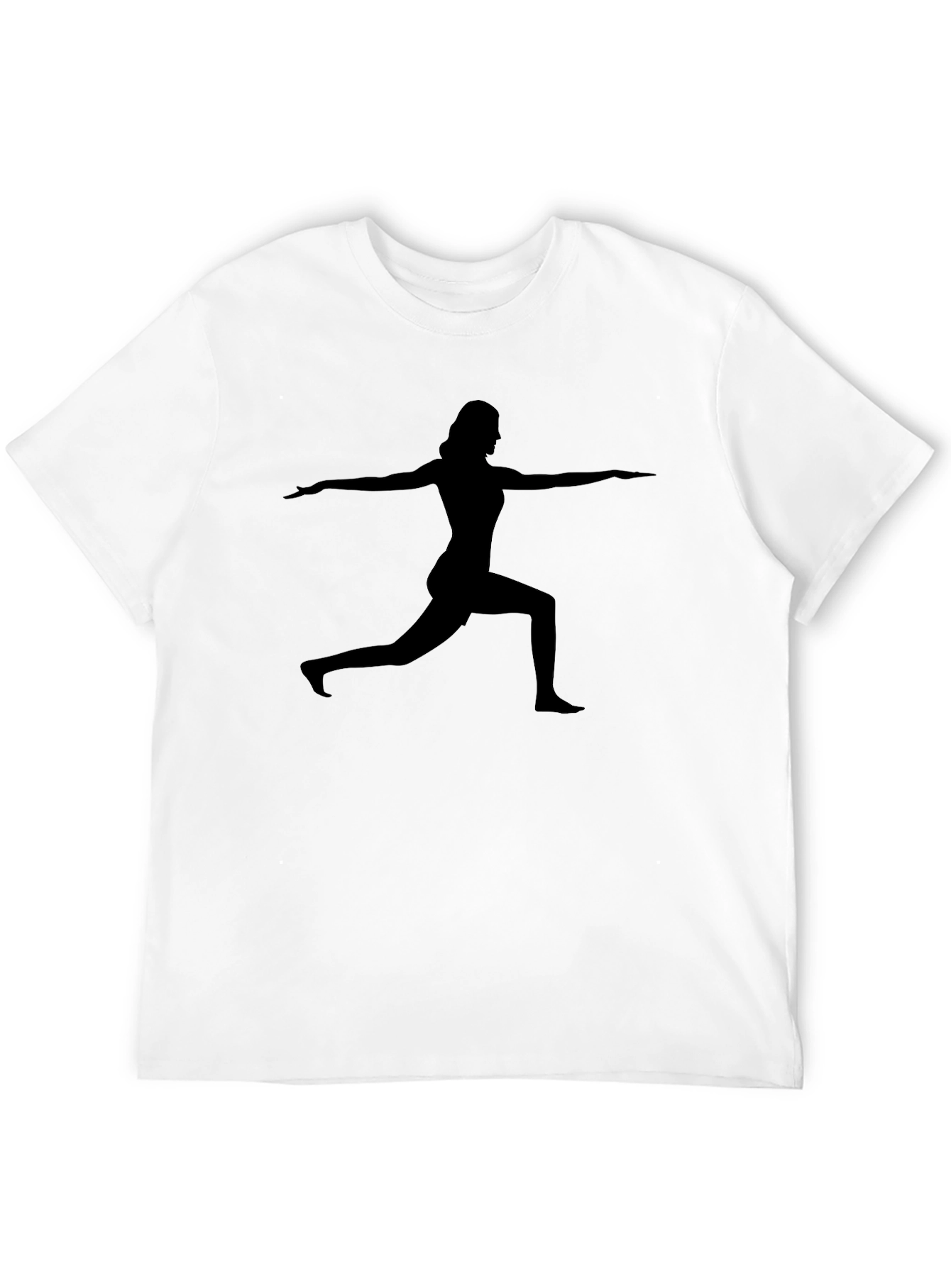 Yoga Pose Graphic Tee - Black