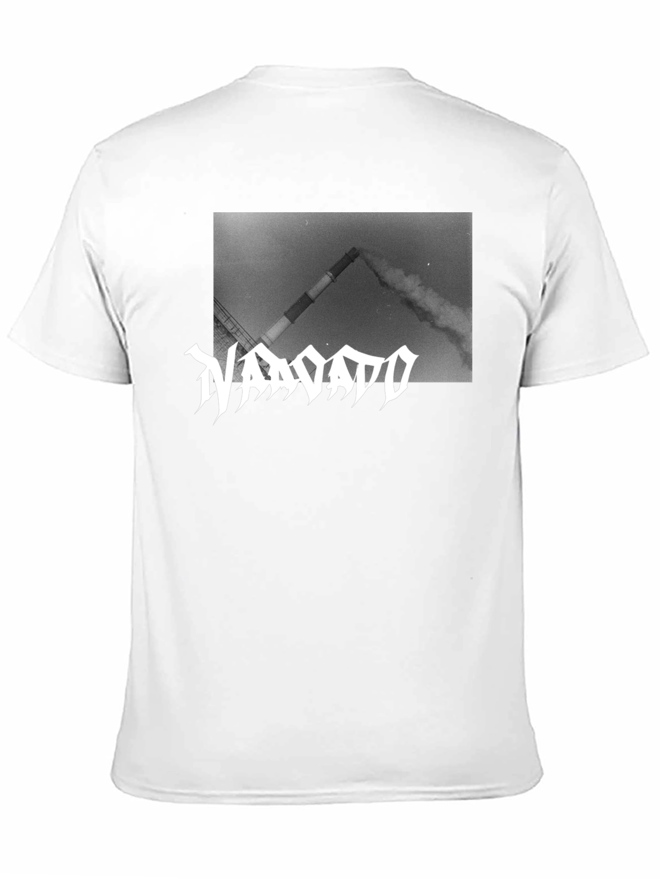 Industrial T-Shirt - Black Cotton Graphic Tee