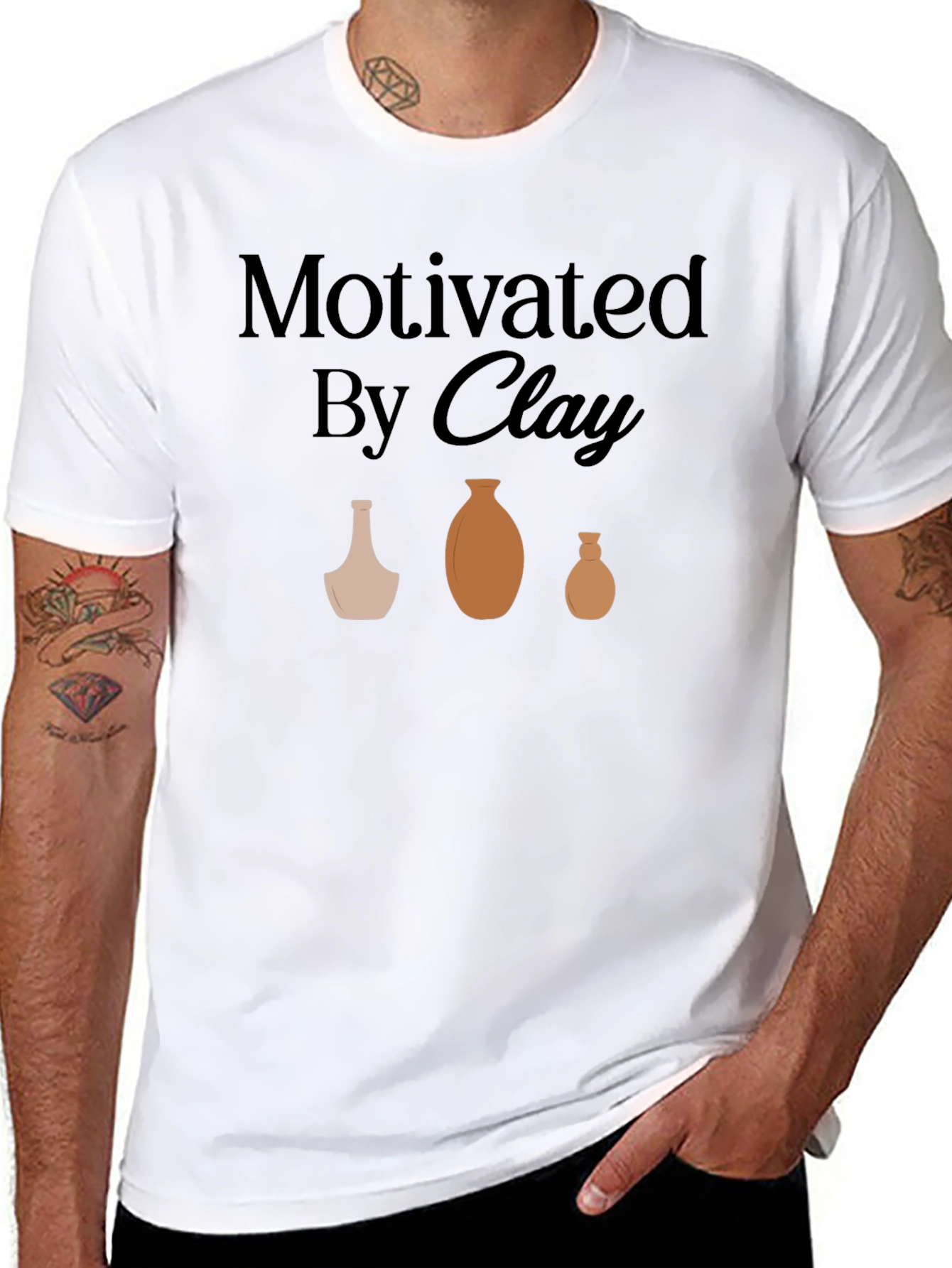Motivated By Clay Pottery T-Shirt