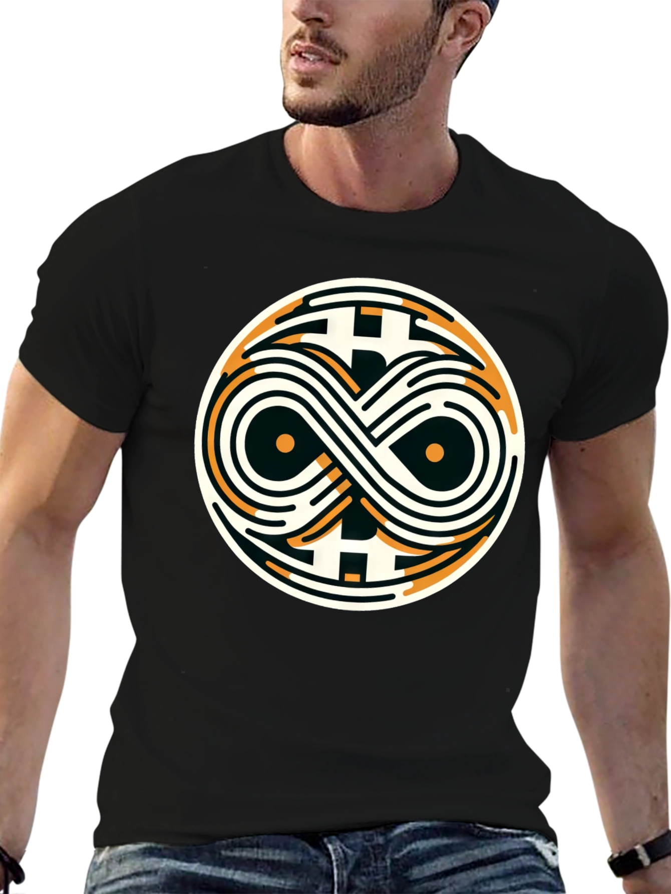 Bitcoin Infinity Symbol Graphic Tee - Crypto Style
