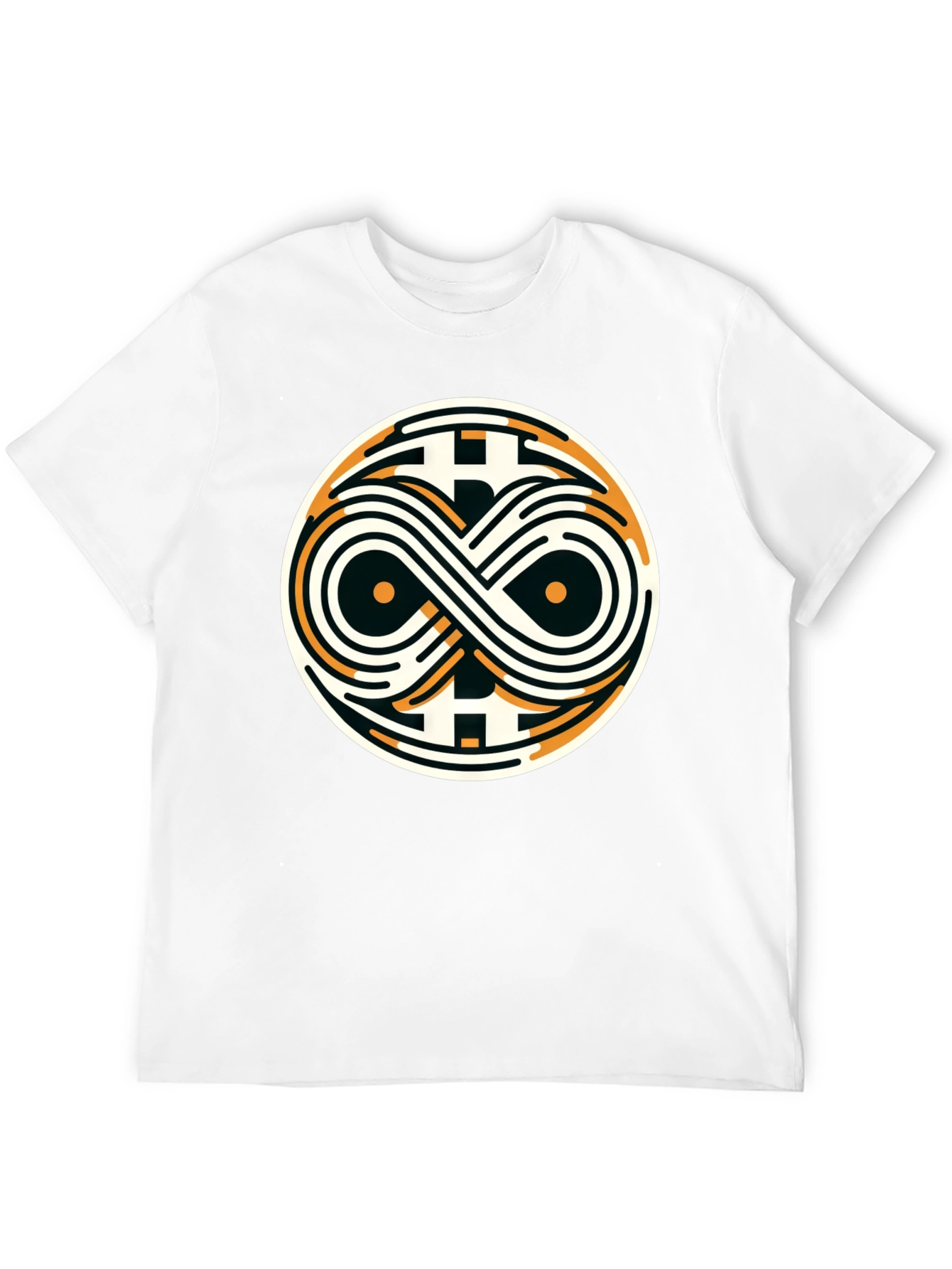Bitcoin Infinity Symbol Graphic Tee - Crypto Style