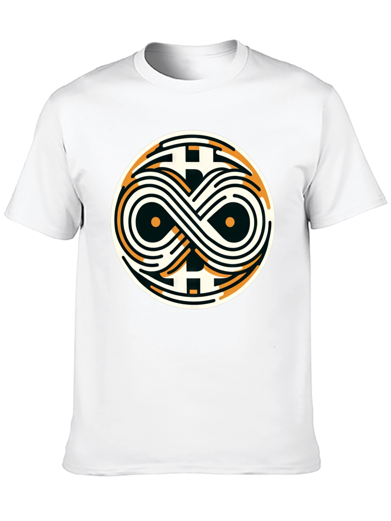 Bitcoin Infinity Symbol Graphic Tee - Crypto Style