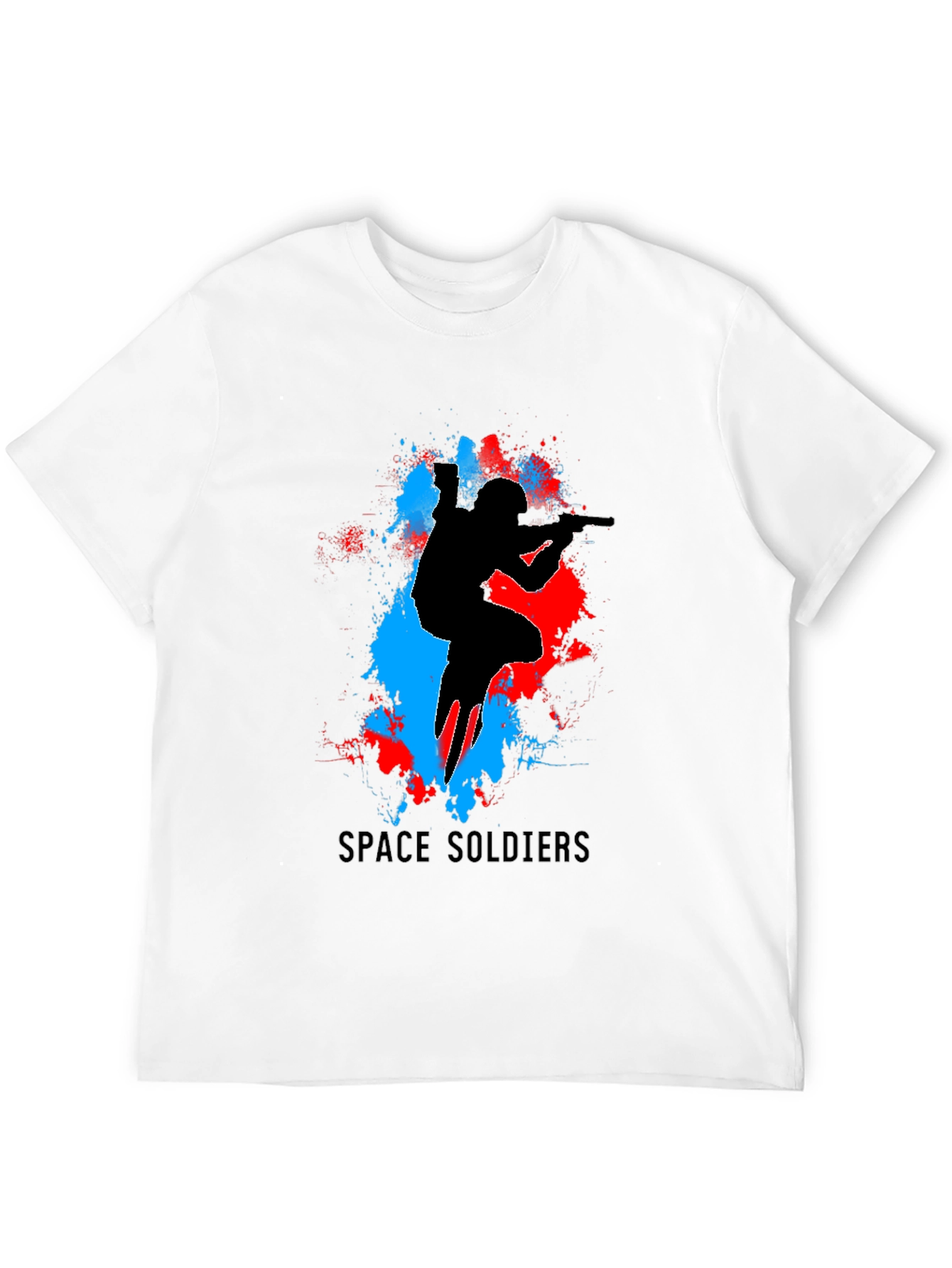 Space Soldiers Graphic Tee - Black
