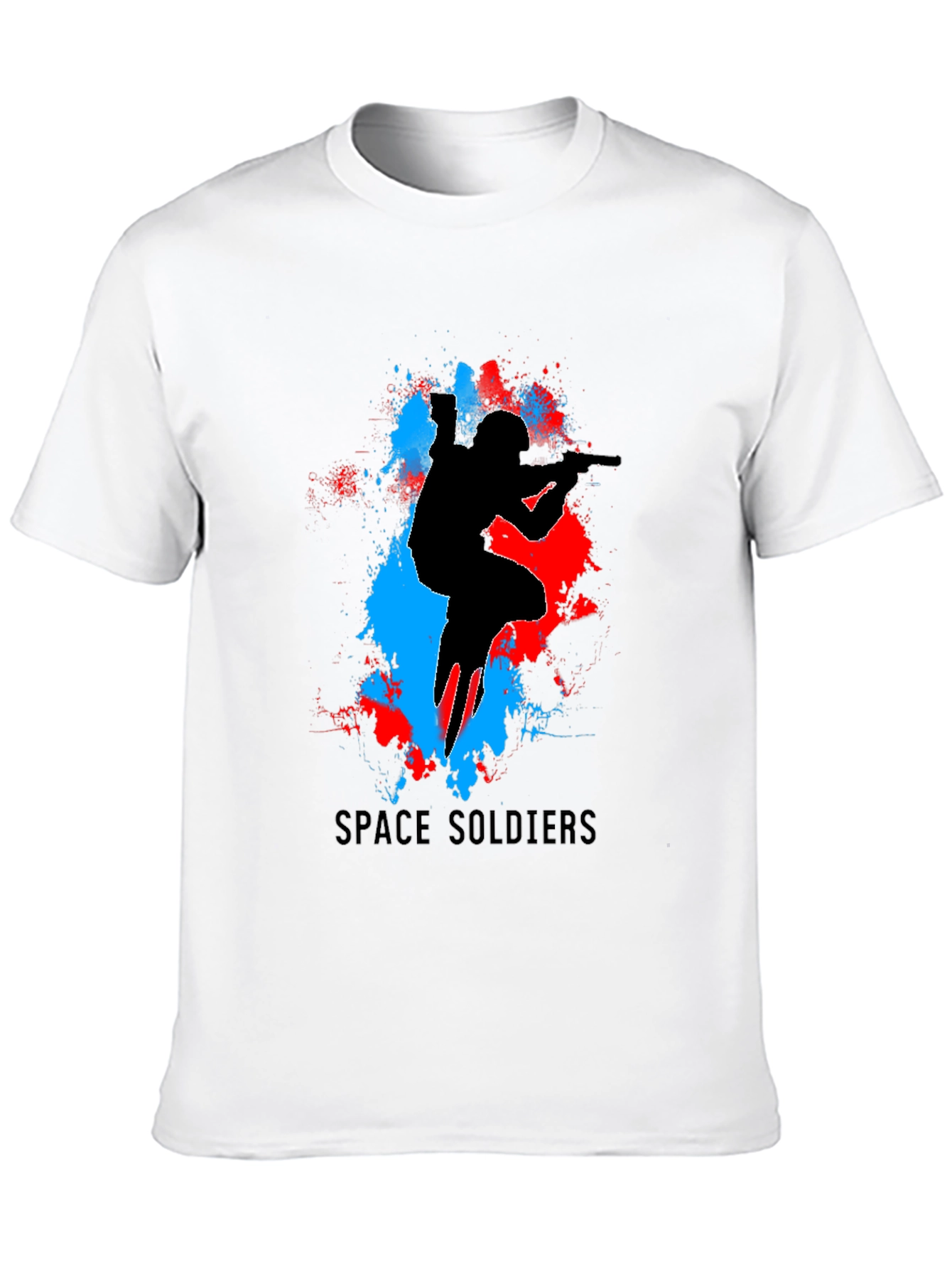 Space Soldiers Graphic Tee - Black