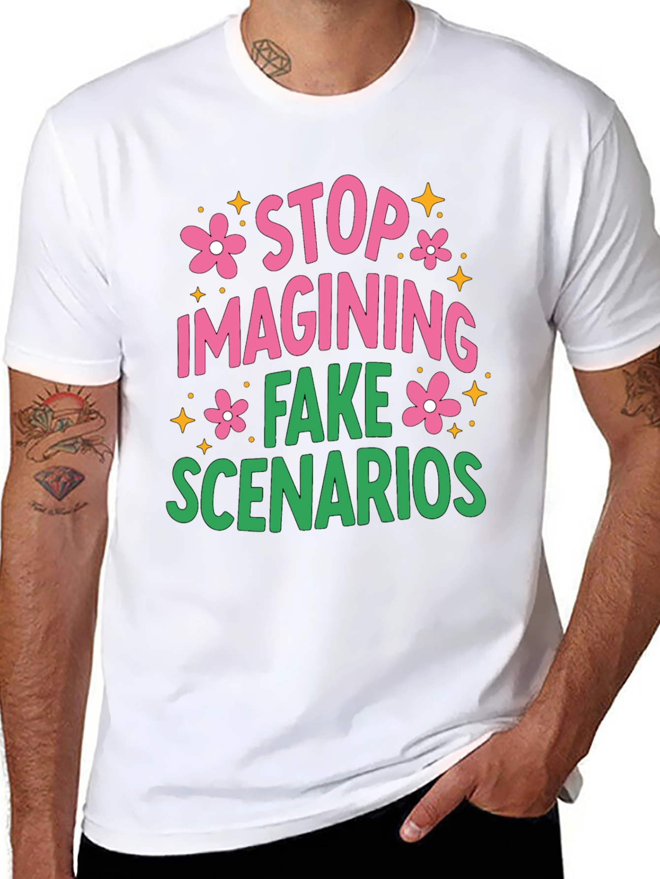 Stop Imagining Funny Graphic Tee