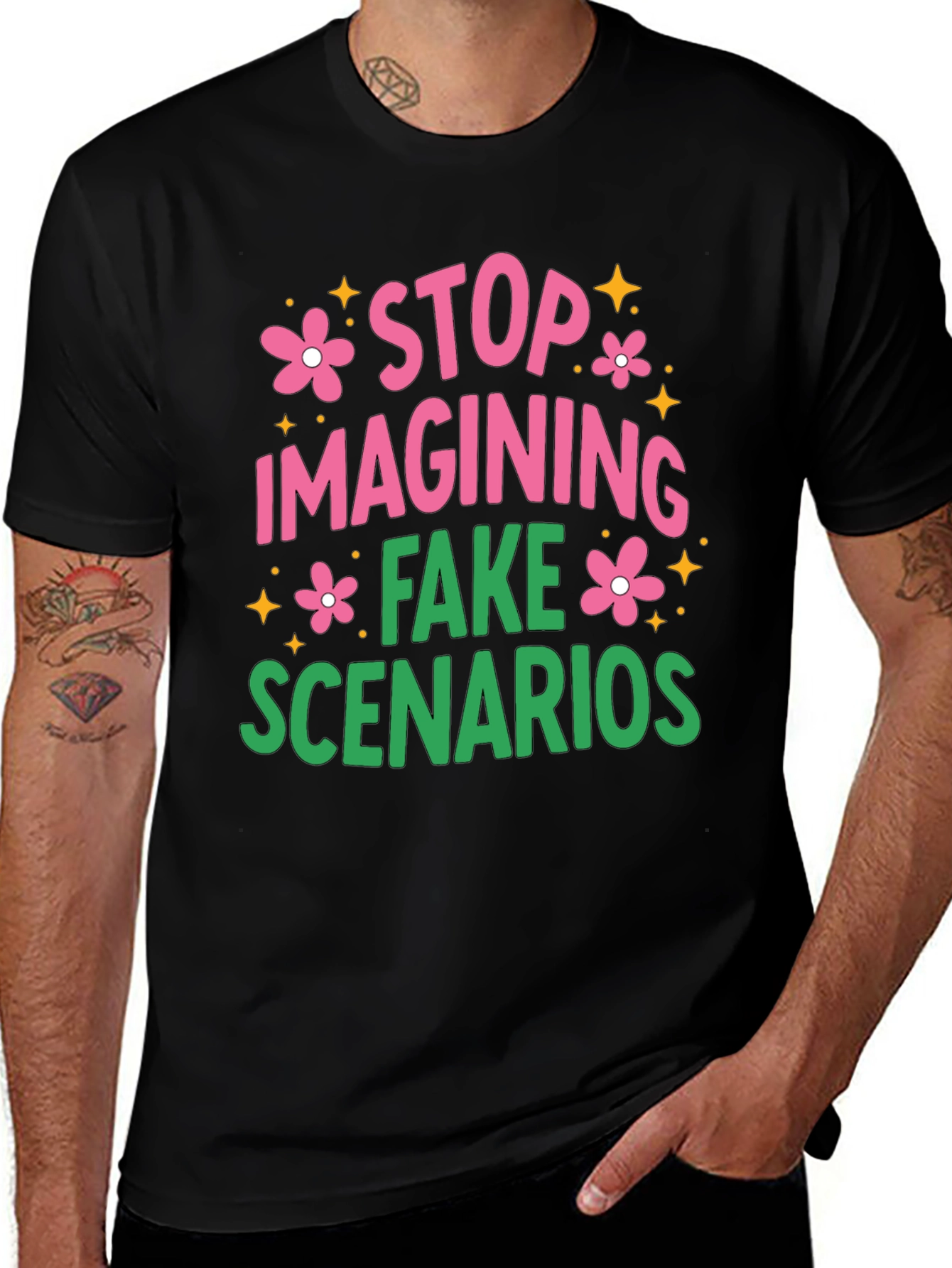 Stop Imagining Funny Graphic Tee