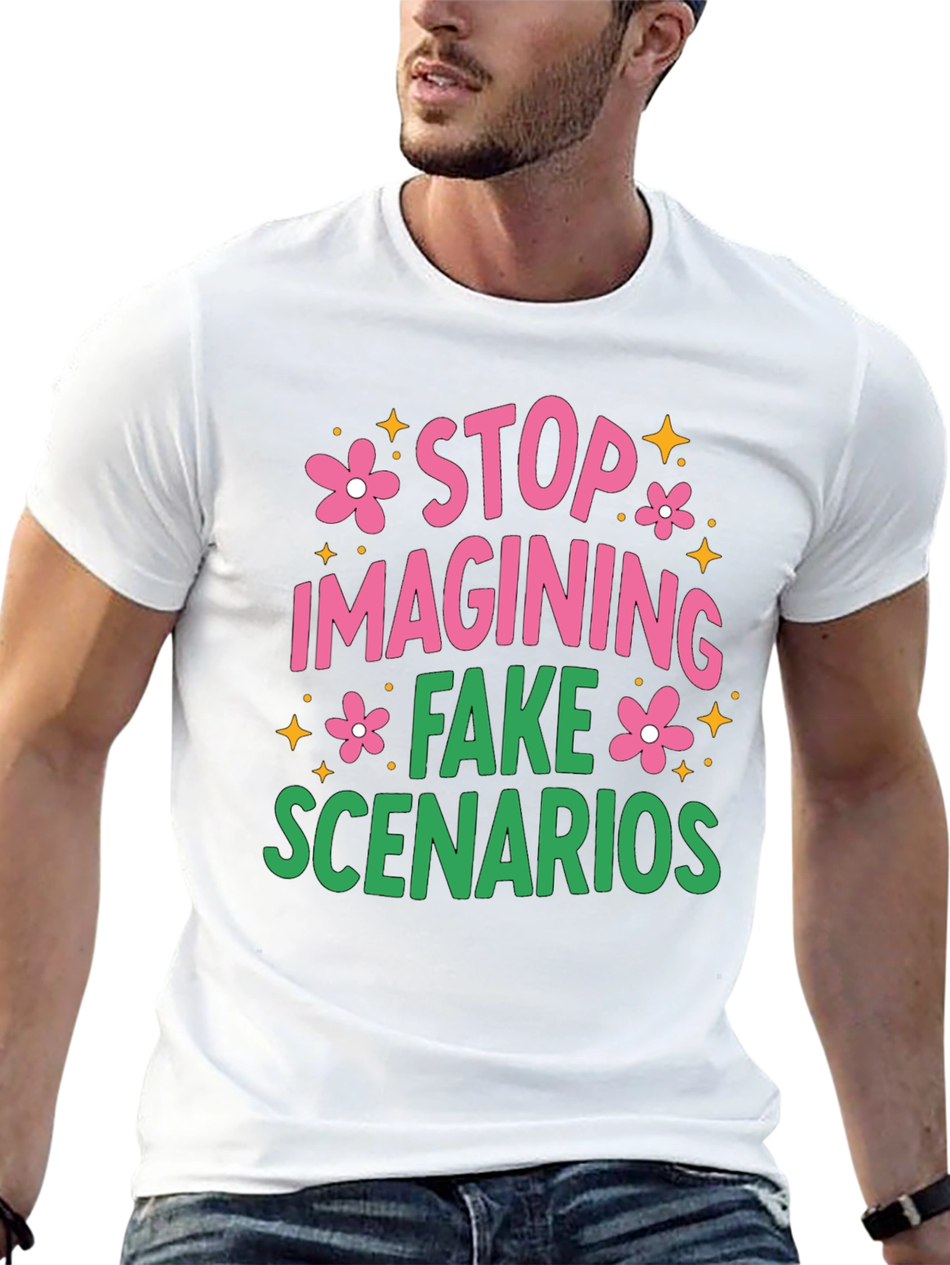 Stop Imagining Funny Graphic Tee