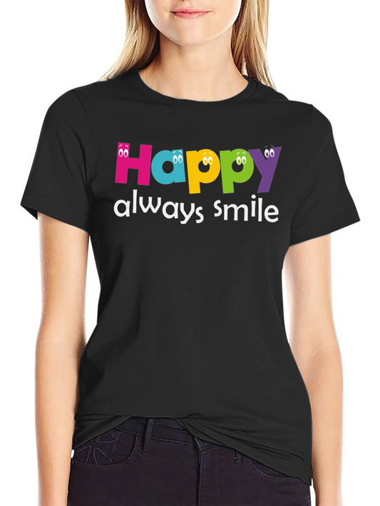 Happy Always Smile Graphic Tee