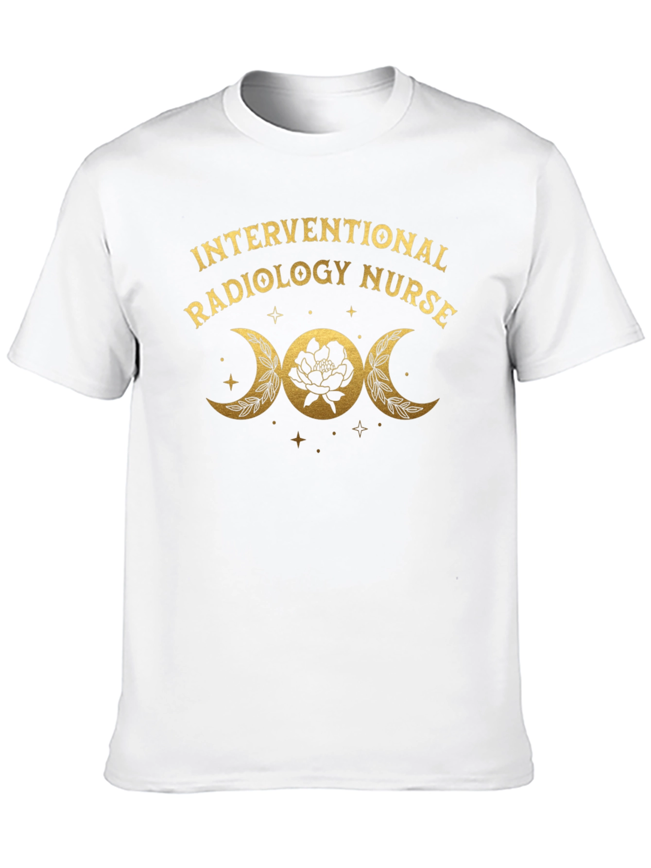 Interventional Radiology Nurse Black T-Shirt