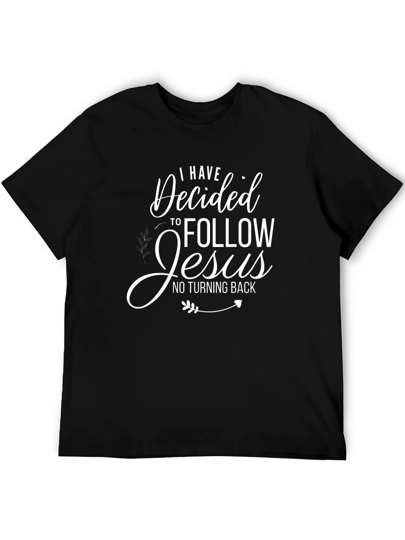 Decided to Follow Jesus Graphic T-Shirt