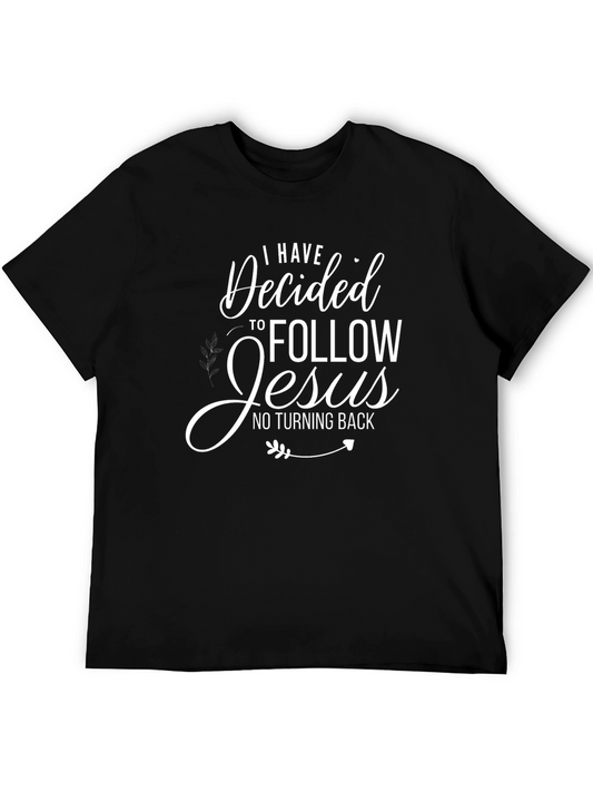 Decided to Follow Jesus Graphic T-Shirt