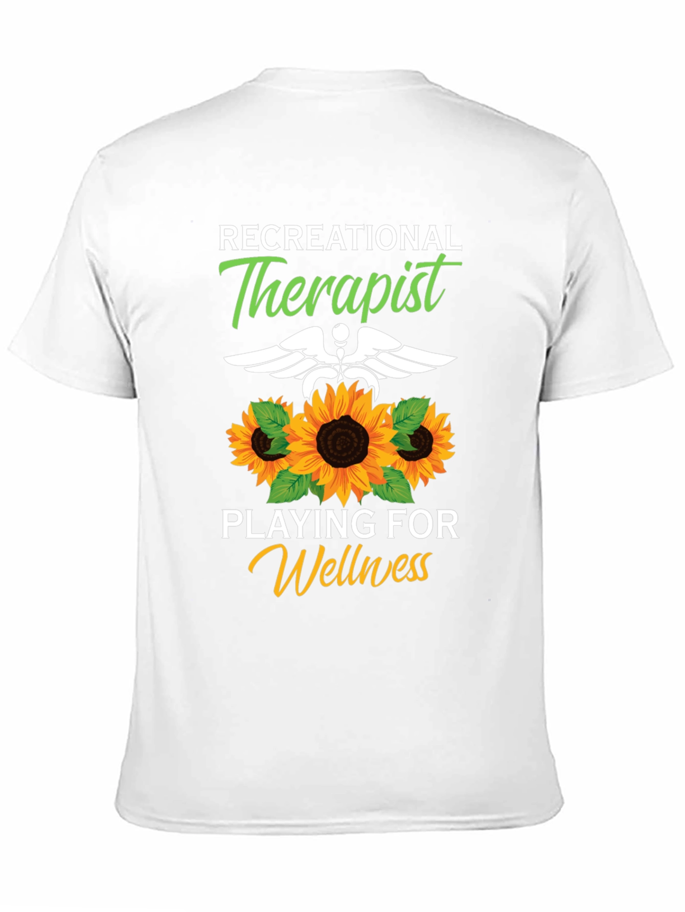 Recreational Therapist Sunflower Graphic T-Shirt