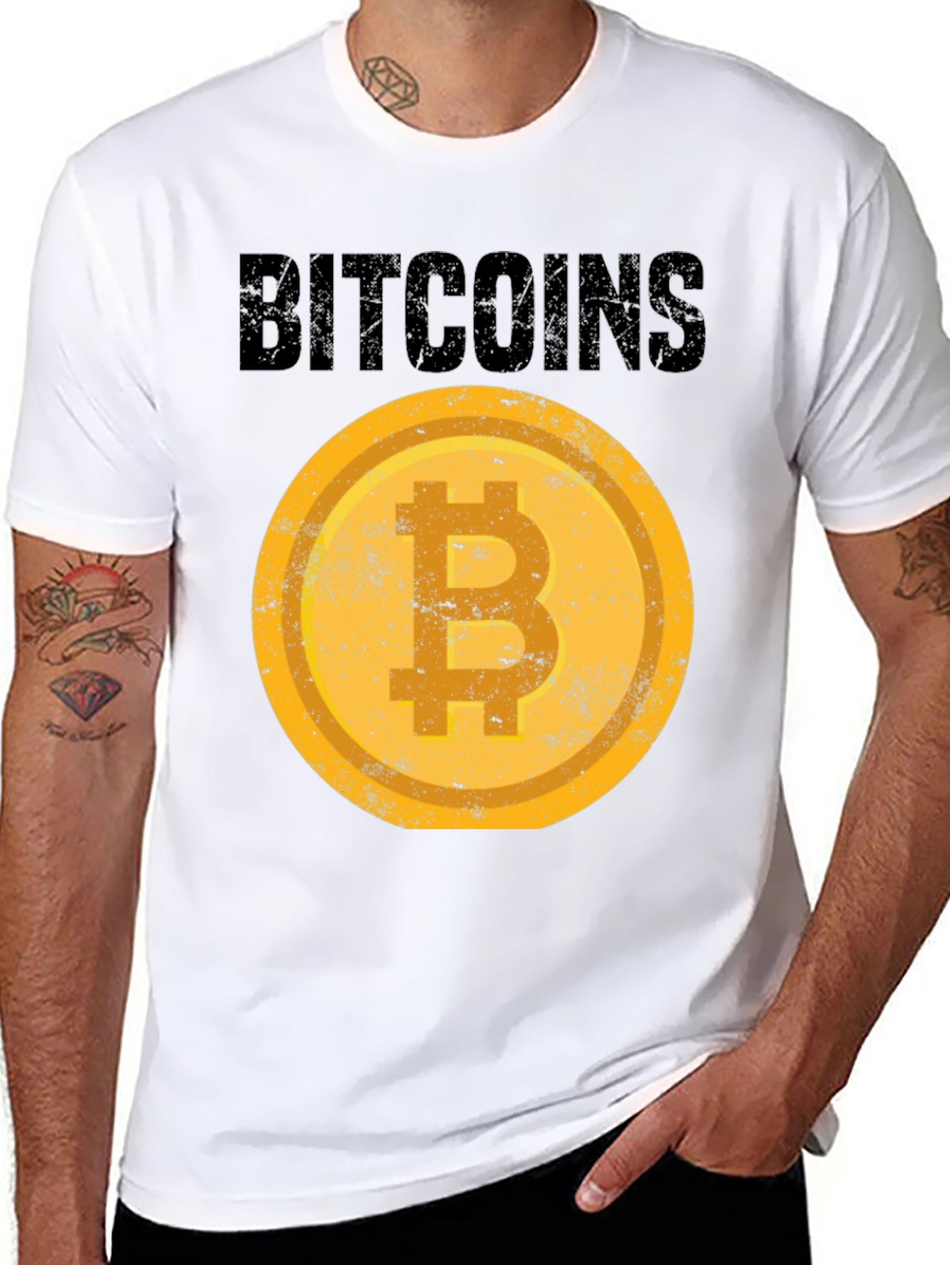 Bitcoin Graphic Tee - Crypto Fan Apparel