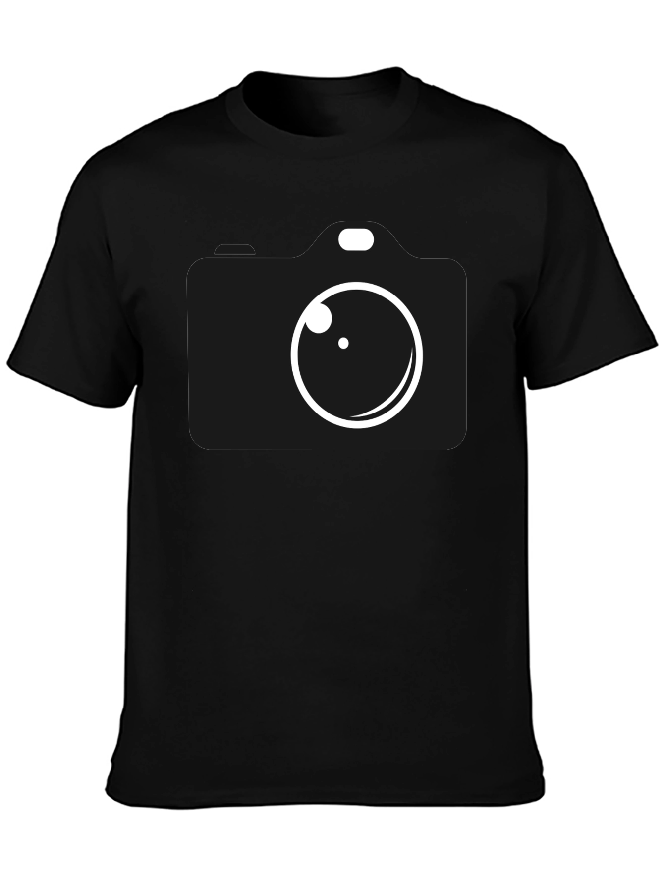 Black Camera Graphic Tee - Photographer T-Shirt