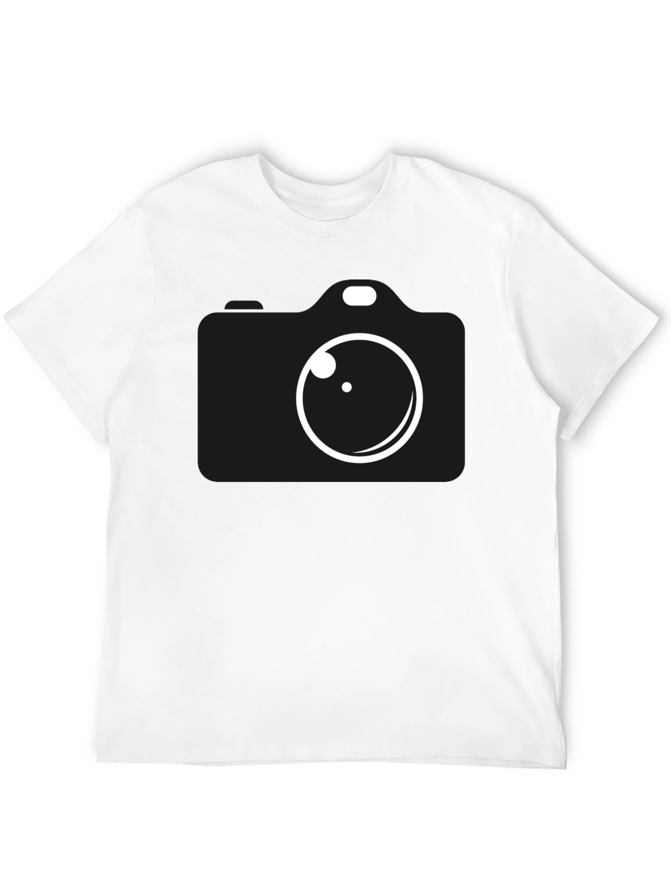Black Camera Graphic Tee - Photographer T-Shirt