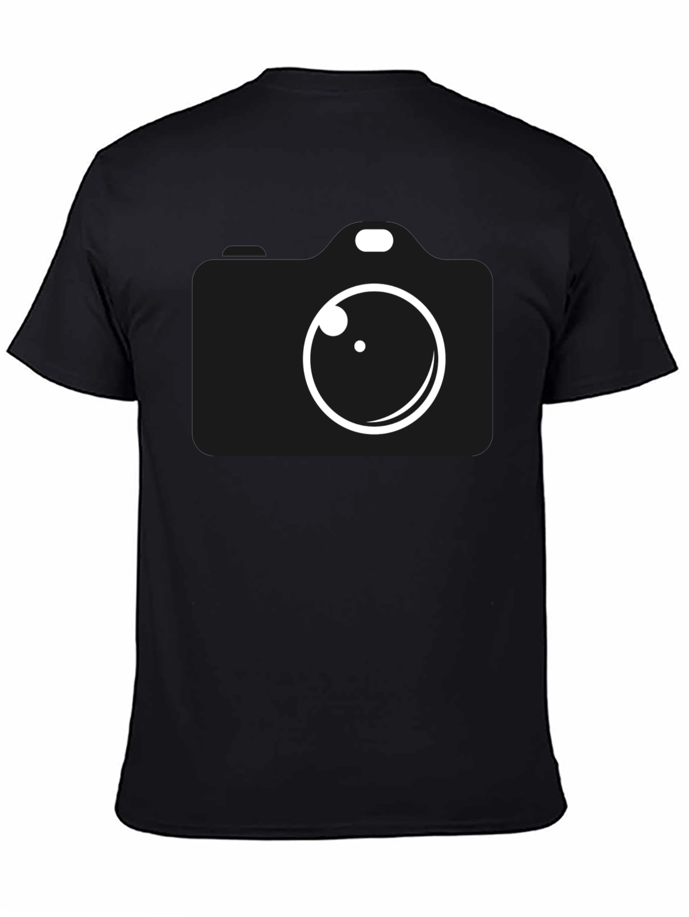 Black Camera Graphic Tee - Photographer T-Shirt