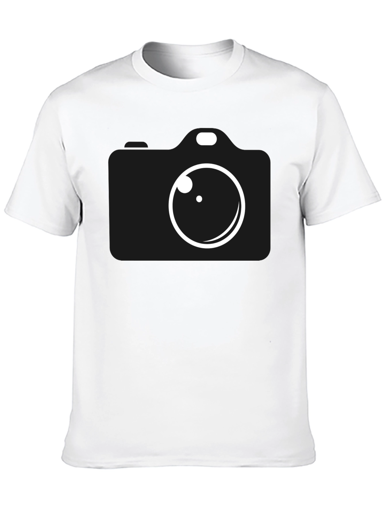 Black Camera Graphic Tee - Photographer T-Shirt
