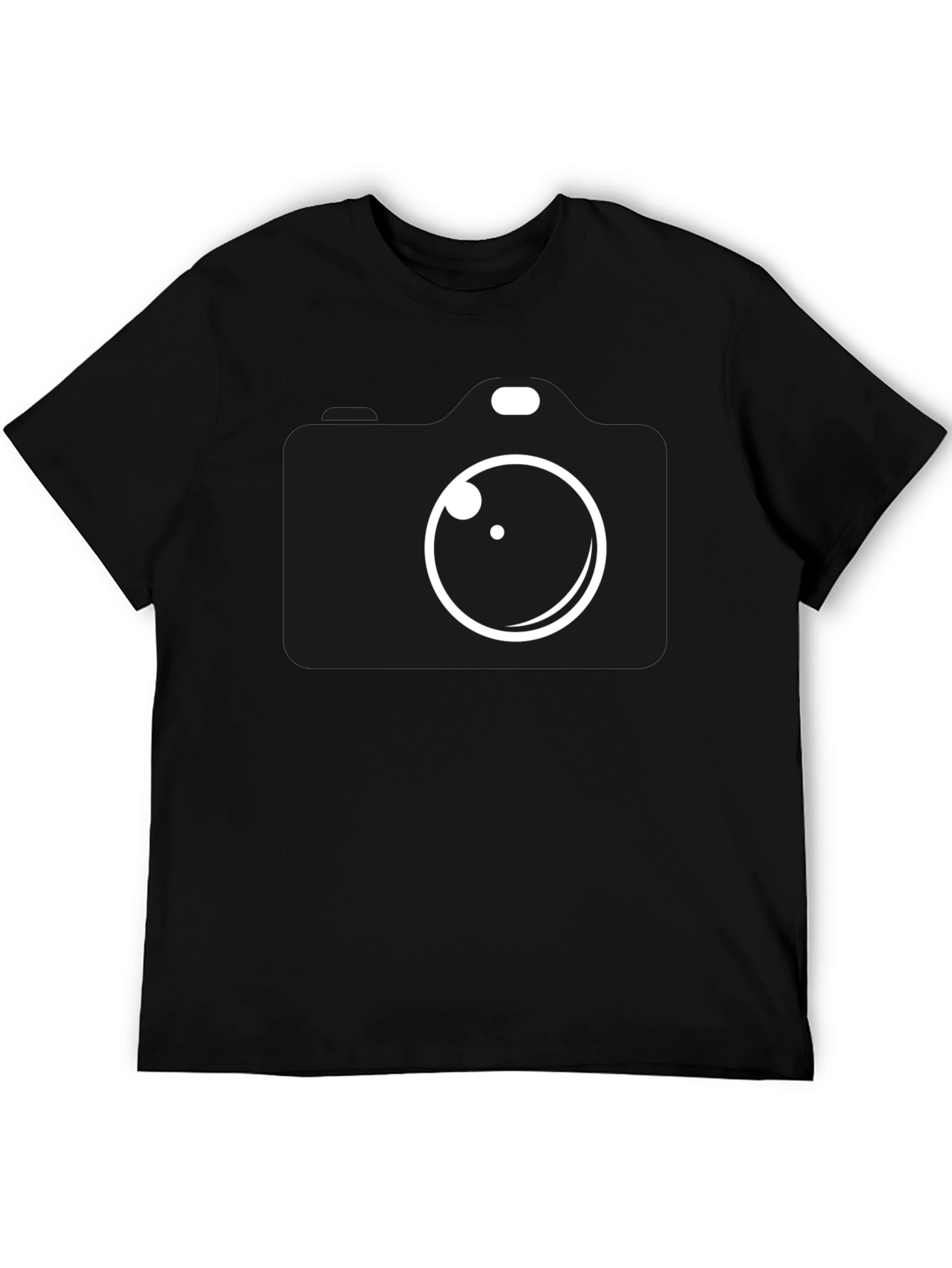 Black Camera Graphic Tee - Photographer T-Shirt