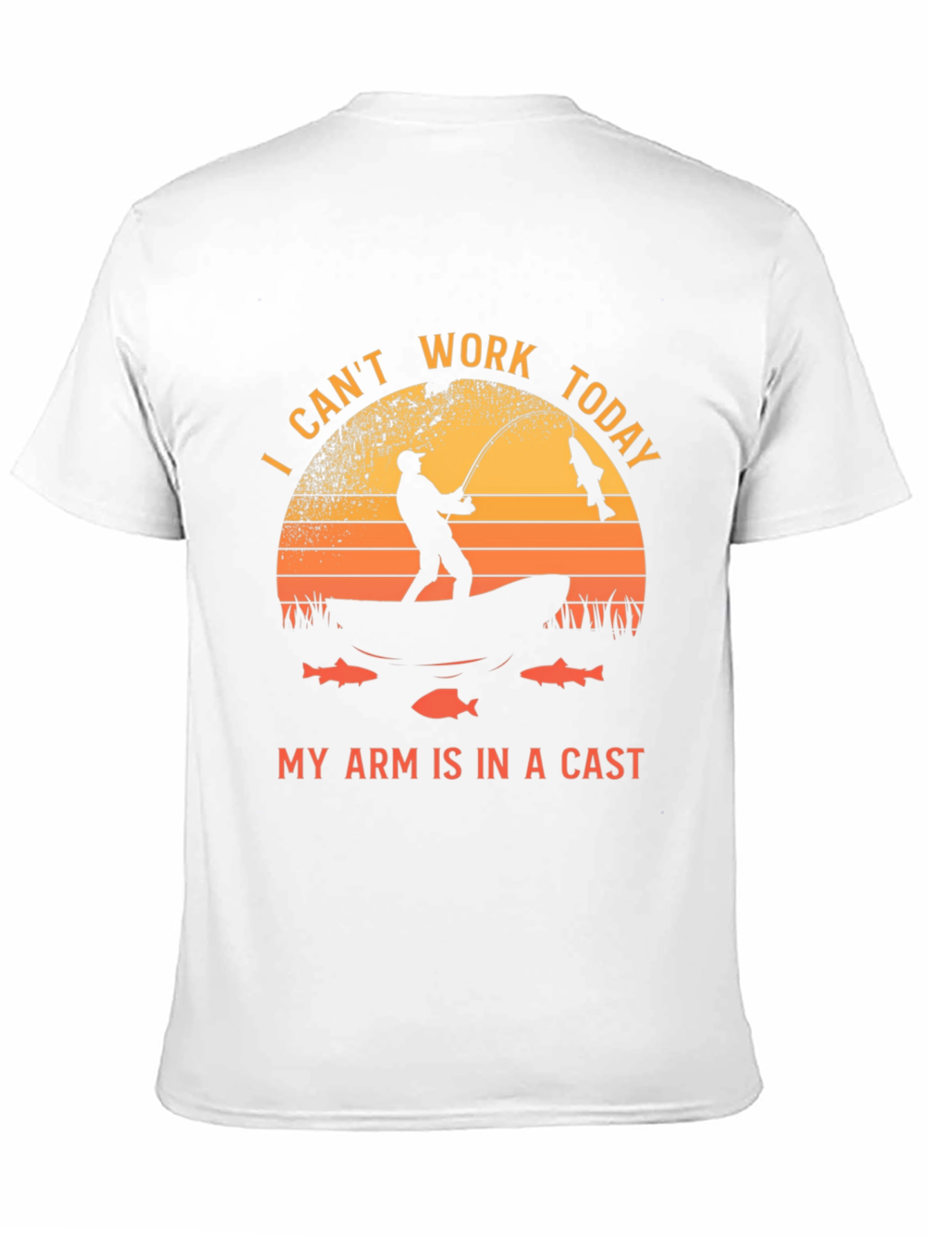 Fishing T-Shirt - I Cant Work Today