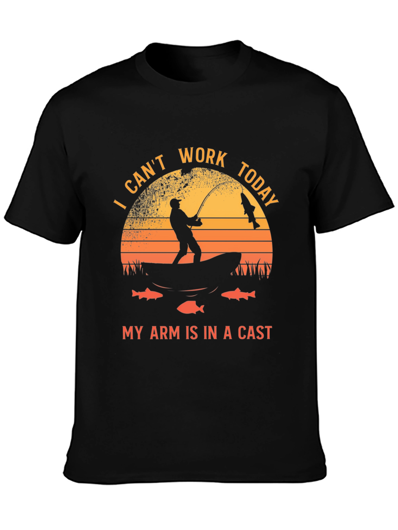 Fishing T-Shirt - I Cant Work Today