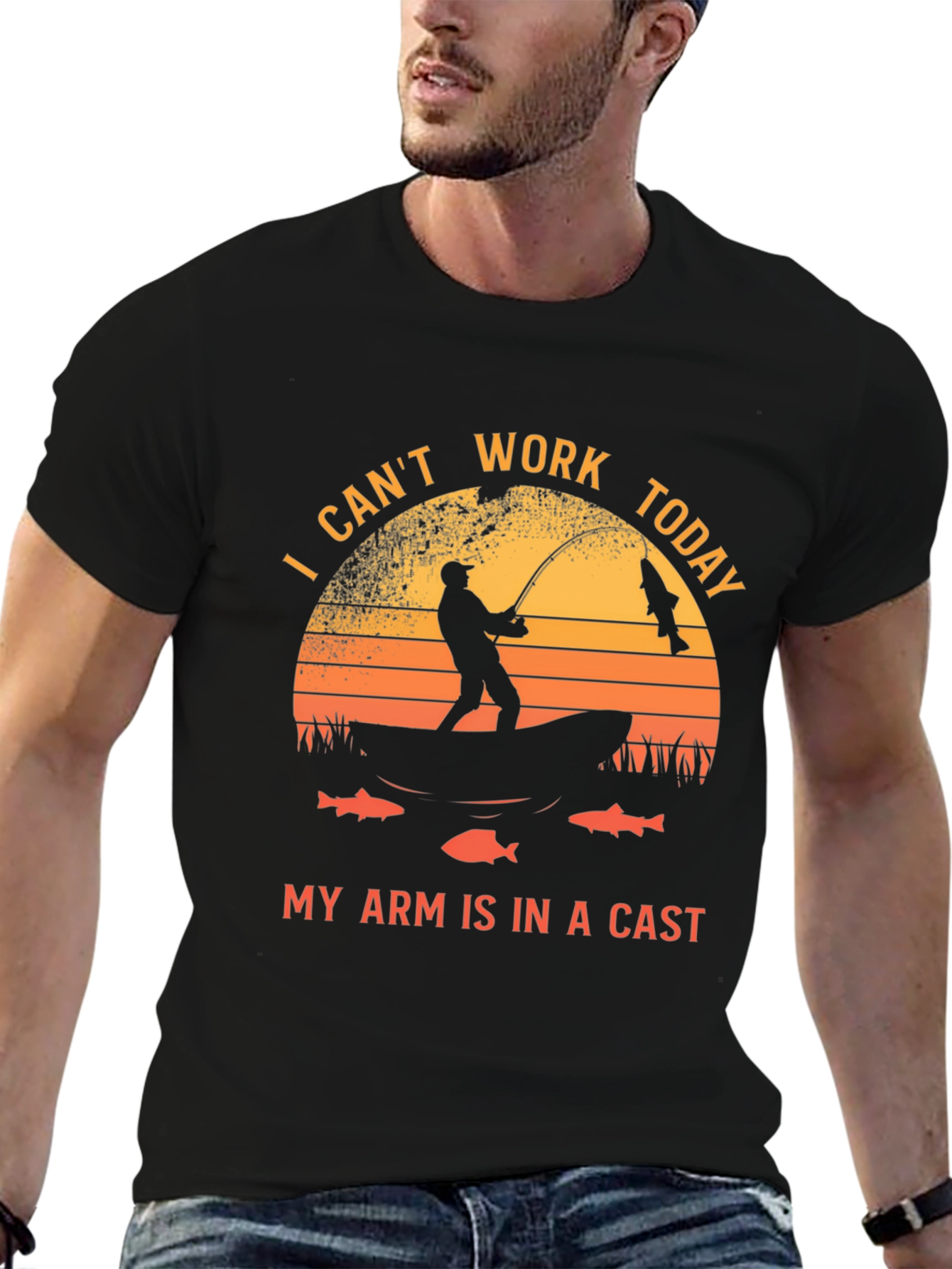 Fishing T-Shirt - I Cant Work Today