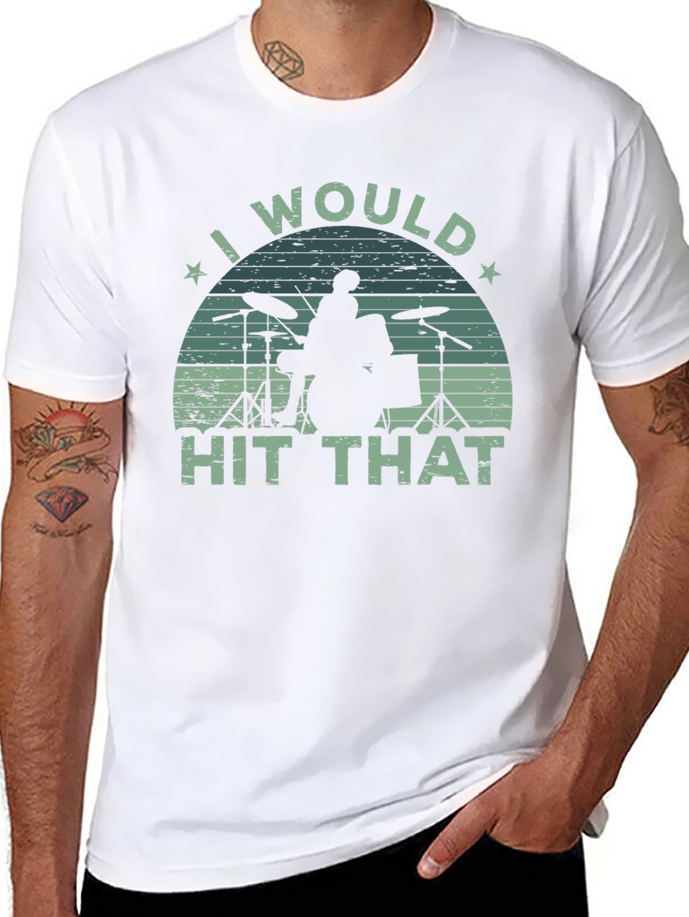 I Would Hit That Drummer Graphic Tee